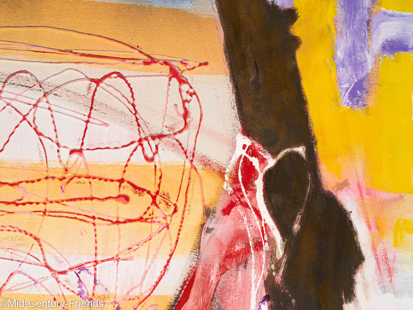 Bullfight, Acryl, Öl und Leim auf Leinwand, 115 x 155 cm