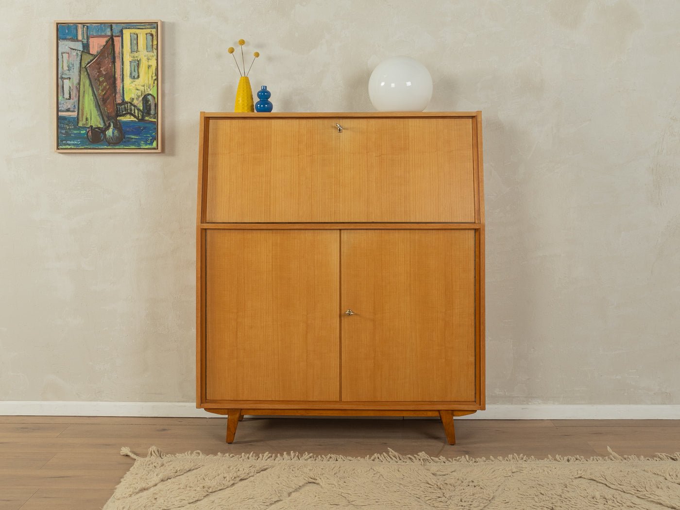 1950er Jahre Sekretär, Musterring - Mid Century Friends - Vintage - Retro - Mid Century