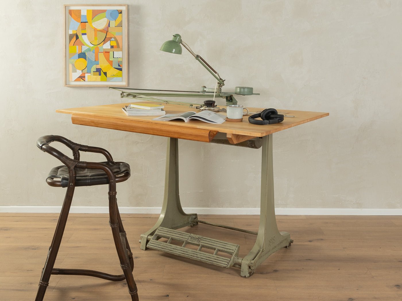 1950er Jahre Zeichentisch, Isis - Mid Century Friends - Vintage - Retro - Mid Century