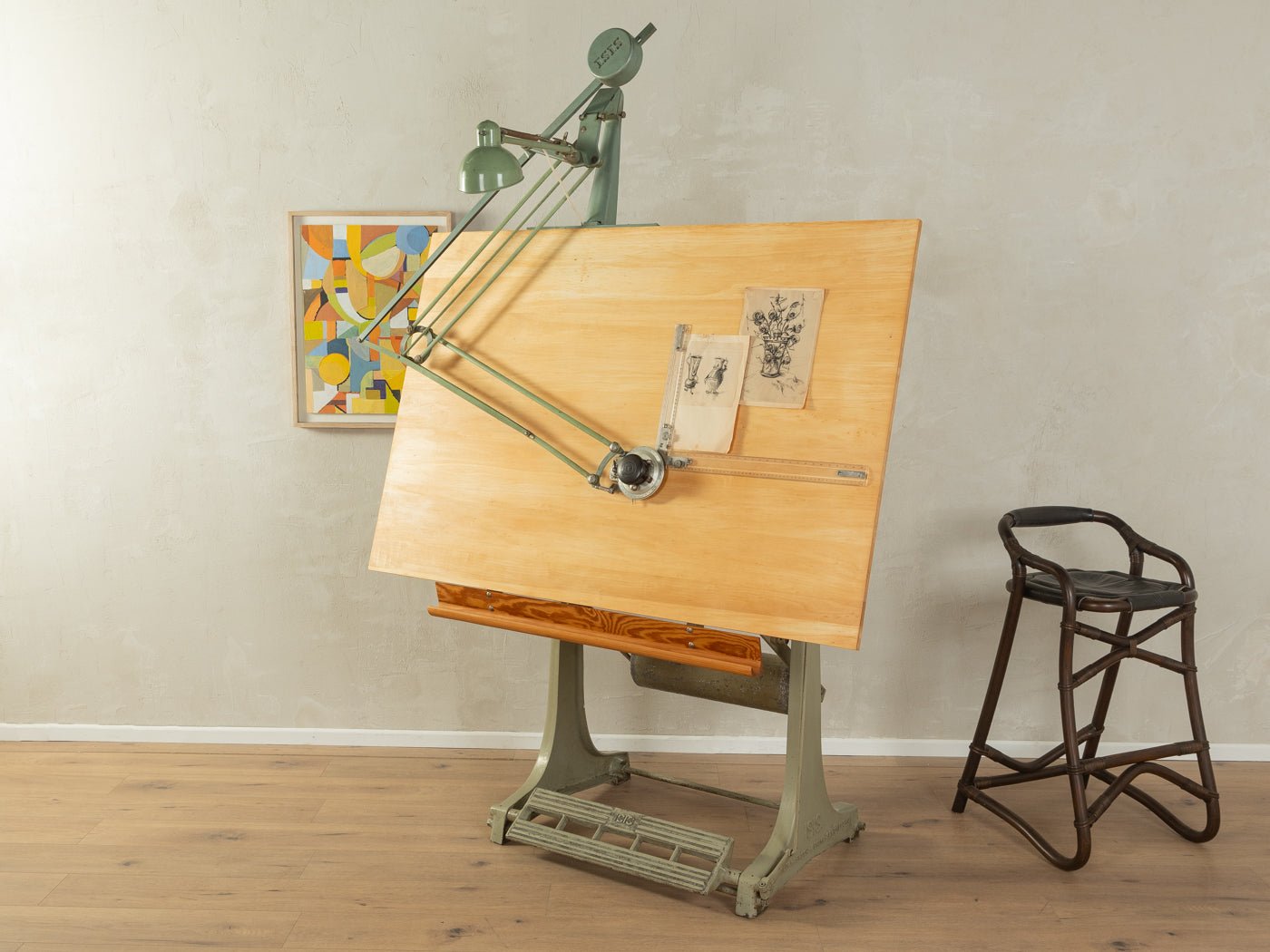 1950er Jahre Zeichentisch, Isis - Mid Century Friends - Vintage - Retro - Mid Century