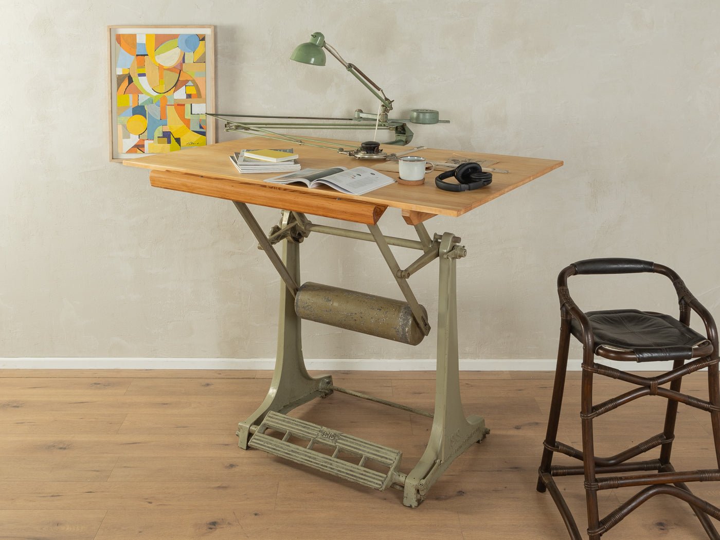 1950er Jahre Zeichentisch, Isis - Mid Century Friends - Vintage - Retro - Mid Century