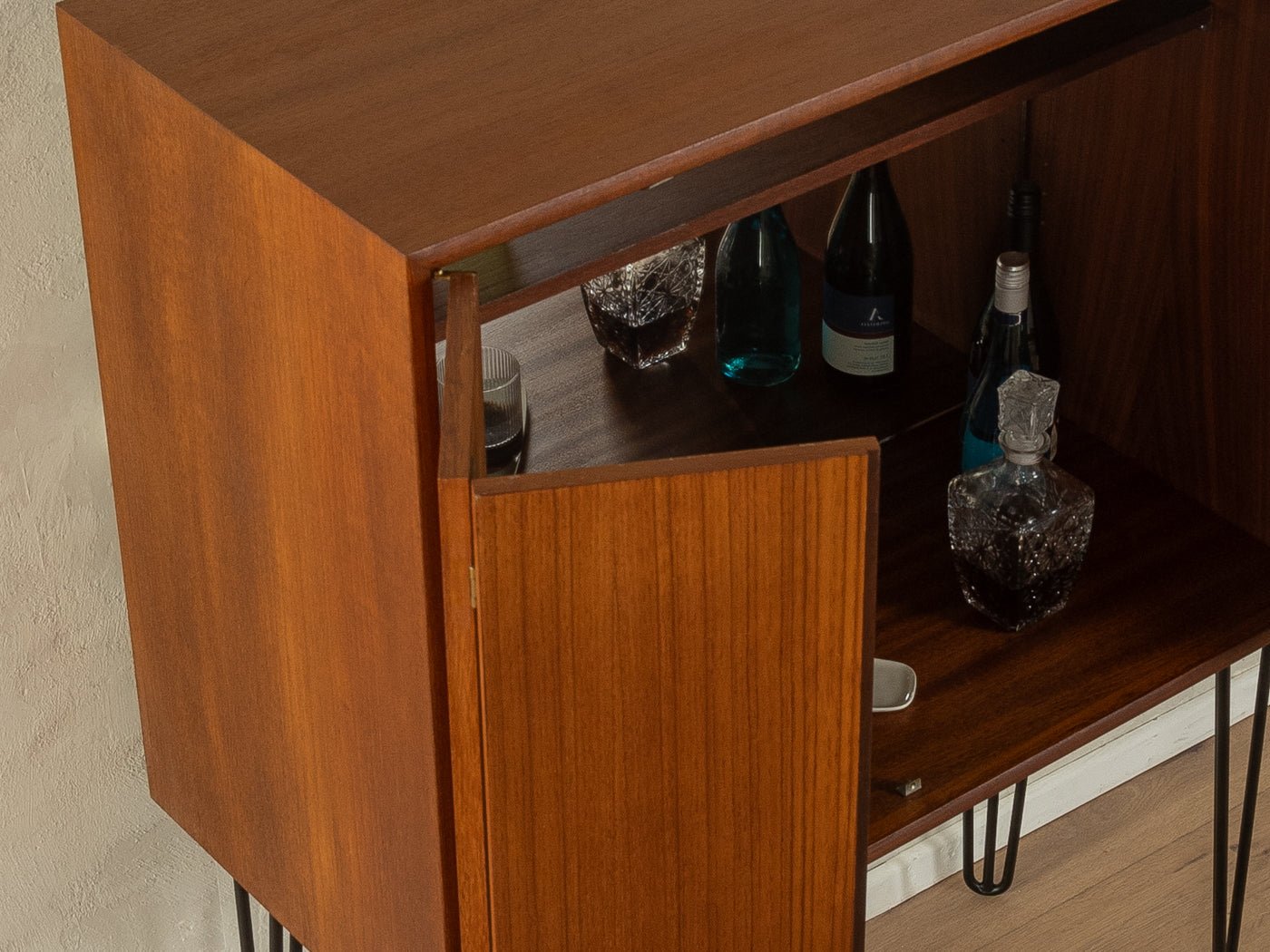 1960er Jahre Barschrank, WK Möbel - Mid Century Friends - Vintage - Retro - Mid Century