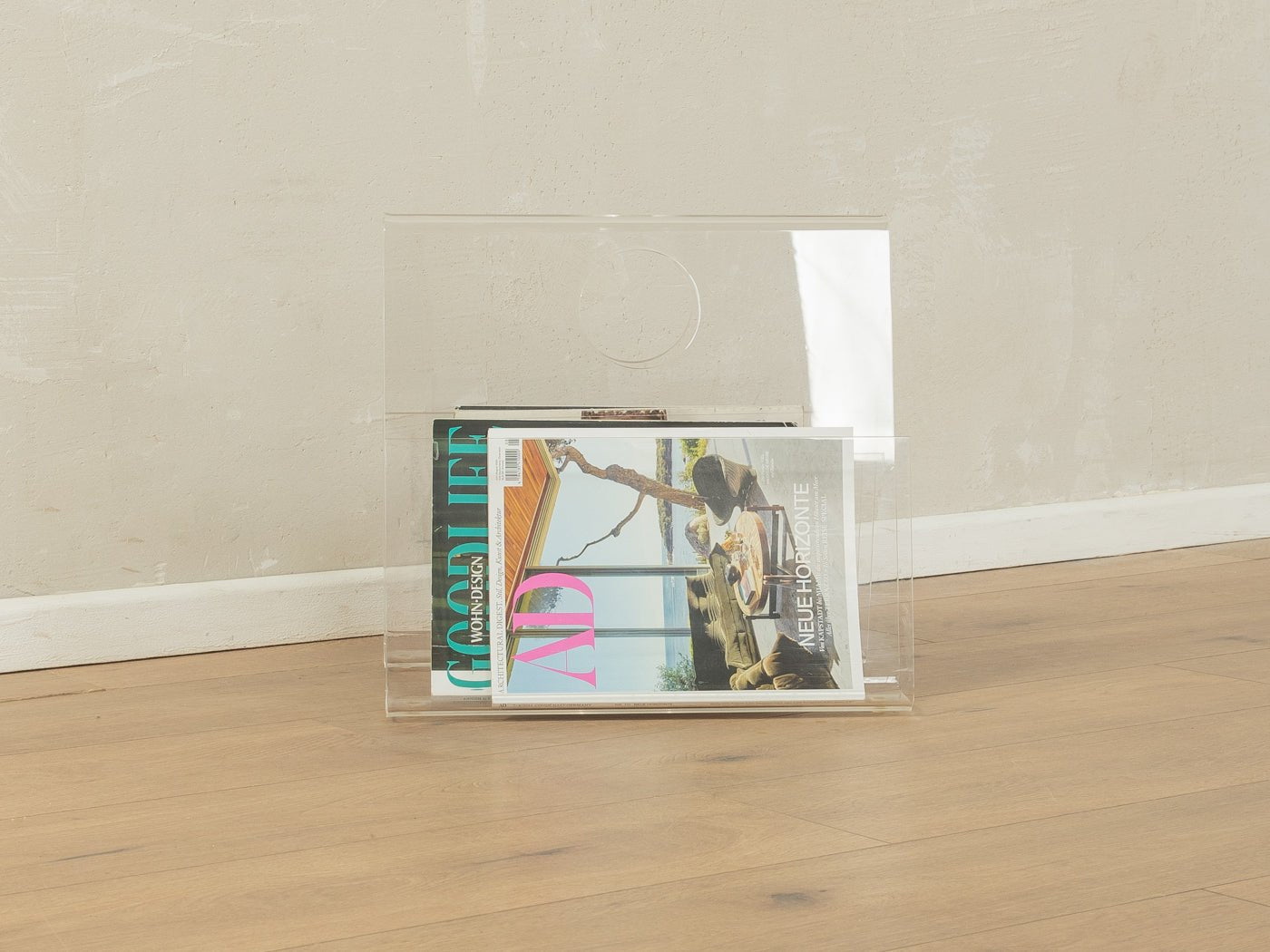 1960er Jahre Zeitschriftenständer, Acryl - Mid Century Friends - Vintage - Retro - Mid Century