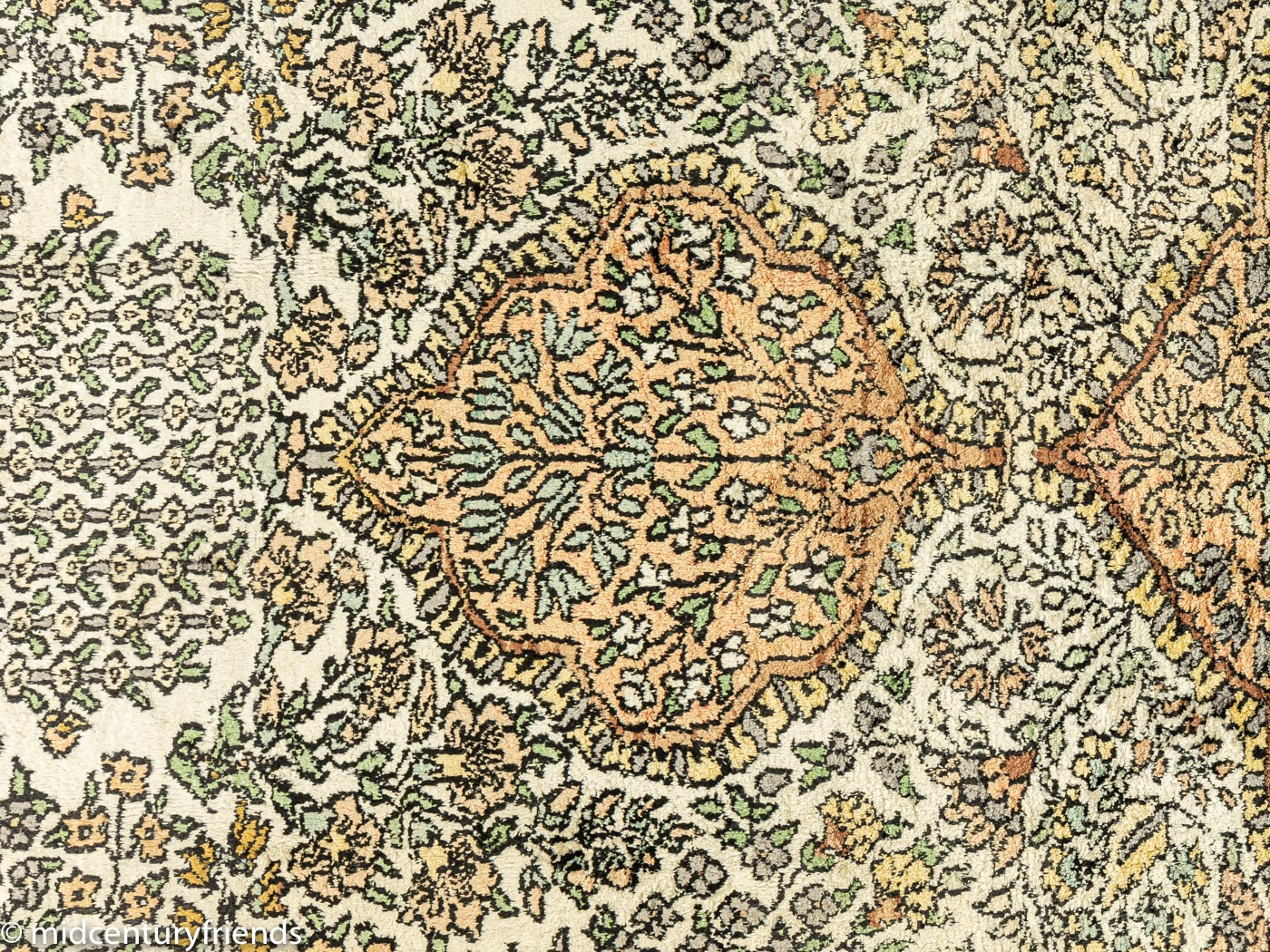 1960er Jahre Kaschmir Teppich, 187 x 276