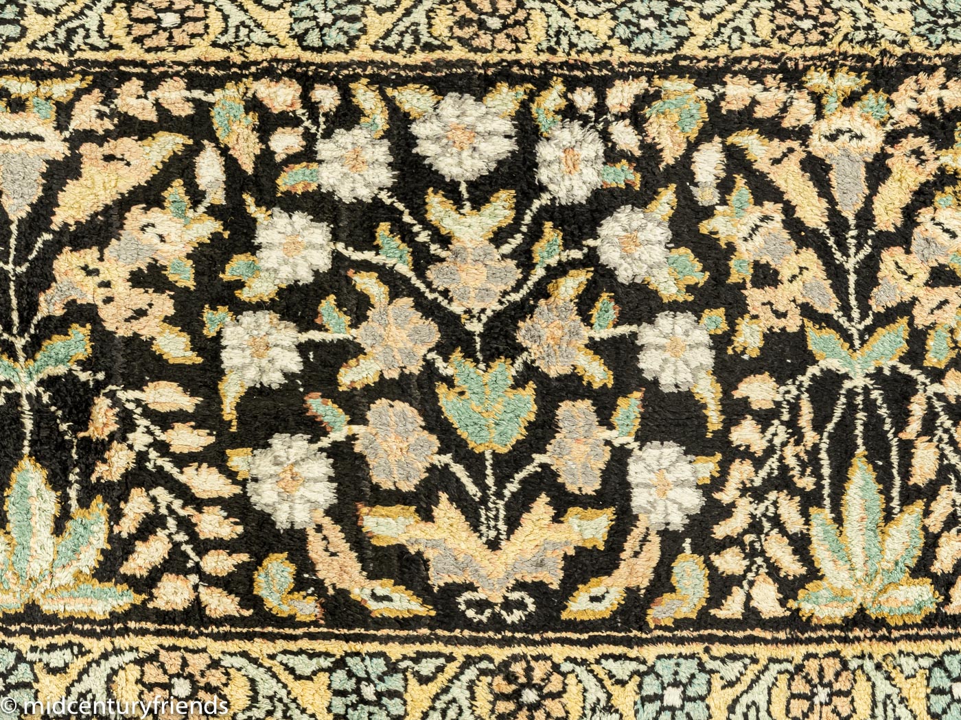 1960er Jahre Kaschmir Teppich, 187 x 276