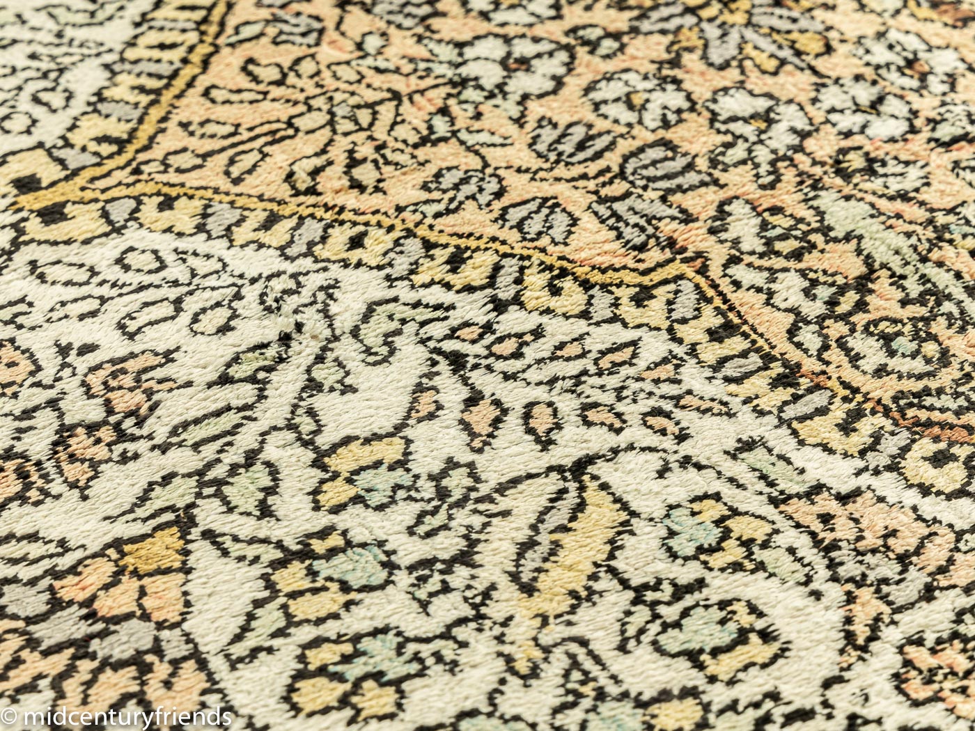 1960er Jahre Kaschmir Teppich, 187 x 276