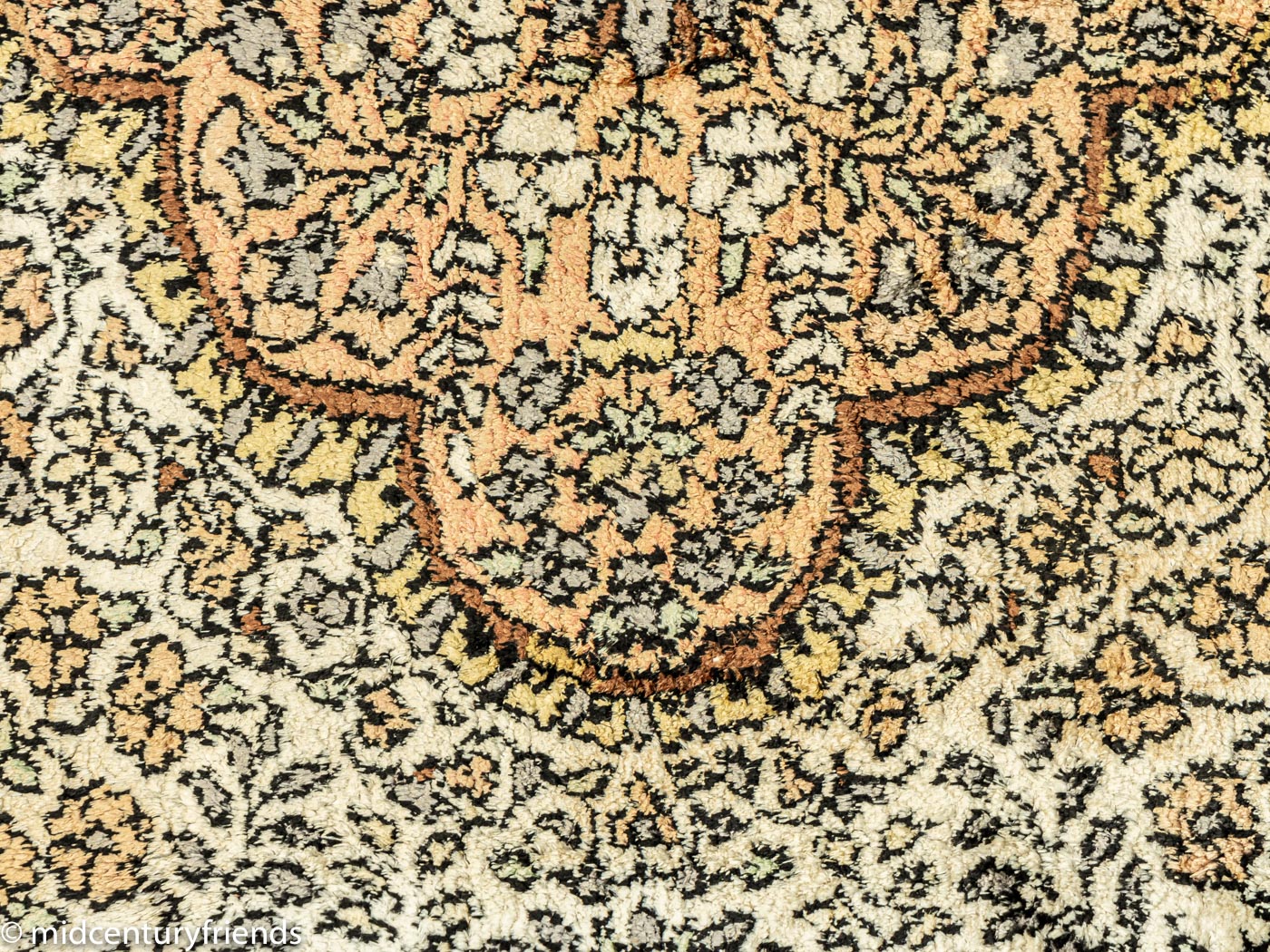 1960er Jahre Kaschmir Teppich, 187 x 276