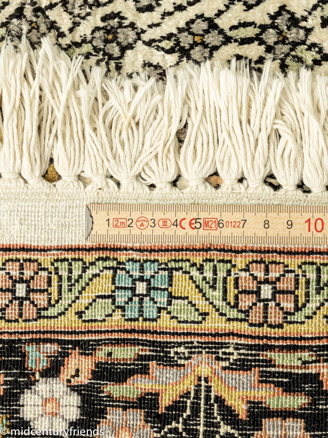 1960er Jahre Kaschmir Teppich, 187 x 276