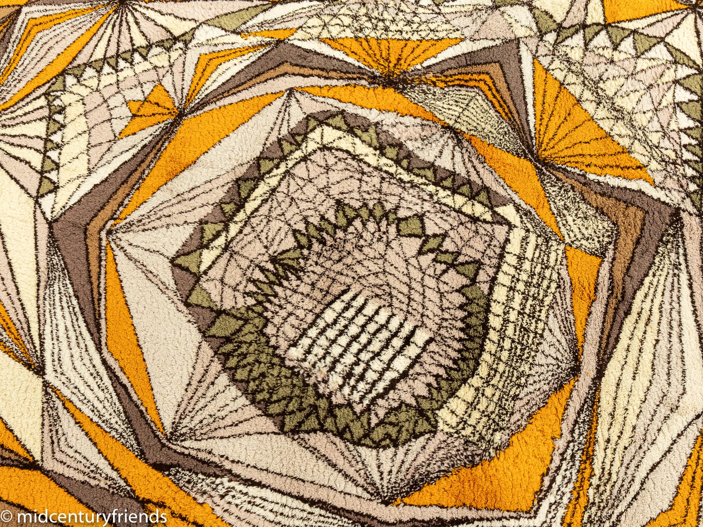 1970er Jahre Teppich, 252 x 340