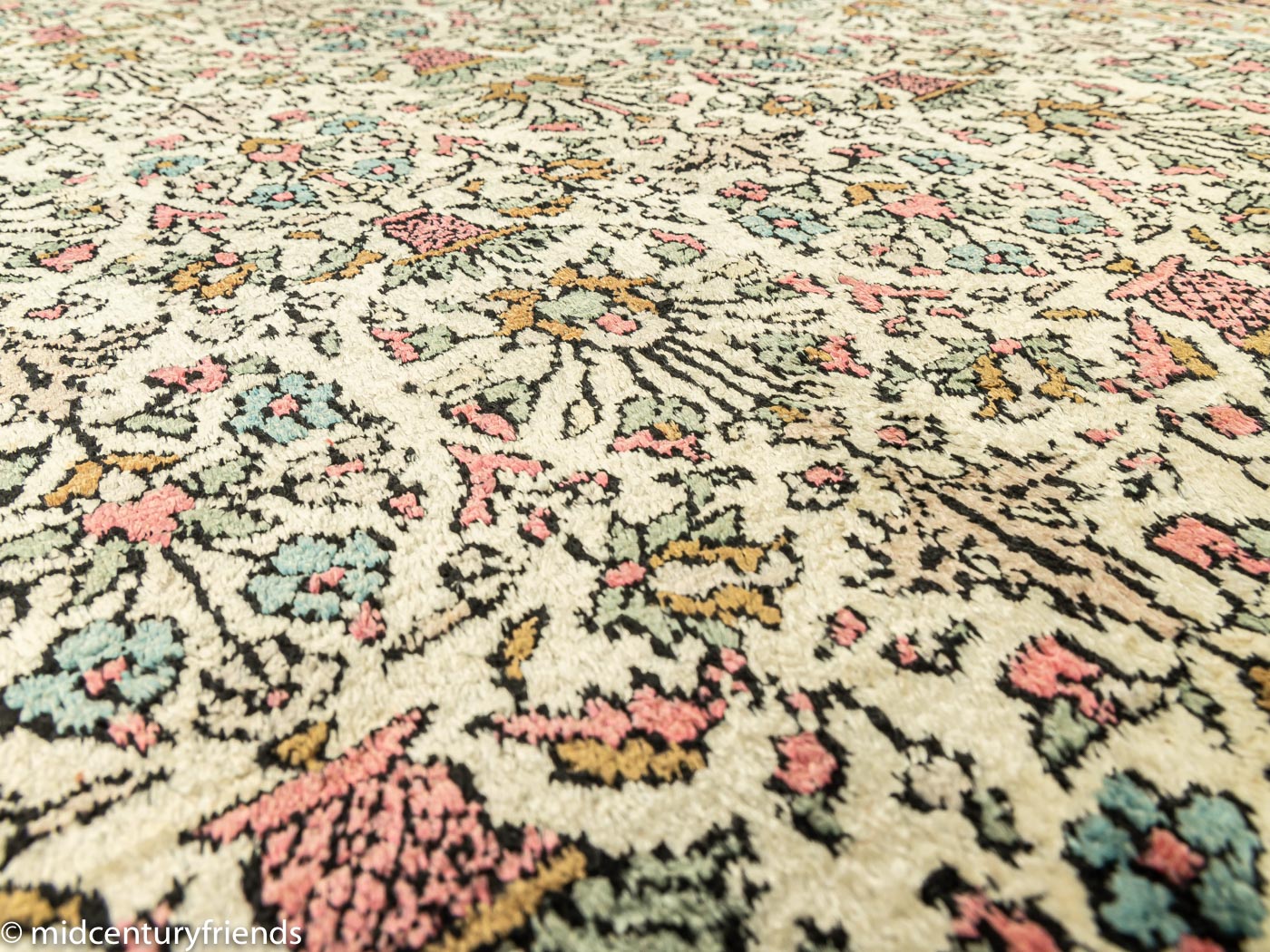 1960er Jahre Kaschmir Teppich, 185 x 195