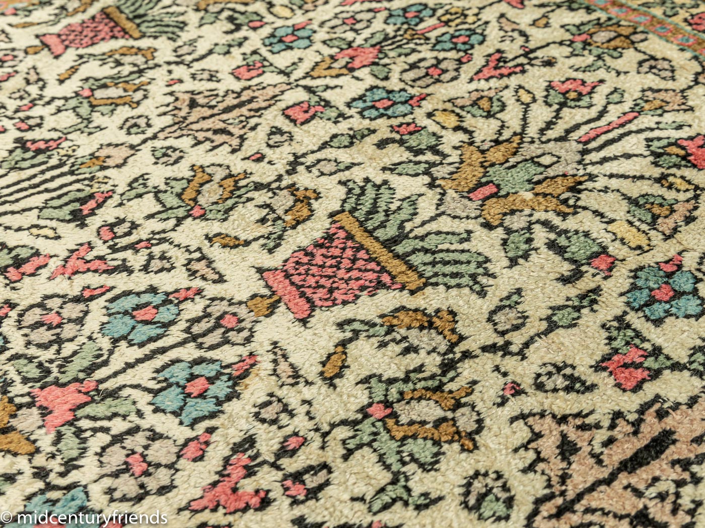 1960er Jahre Kaschmir Teppich, 185 x 195