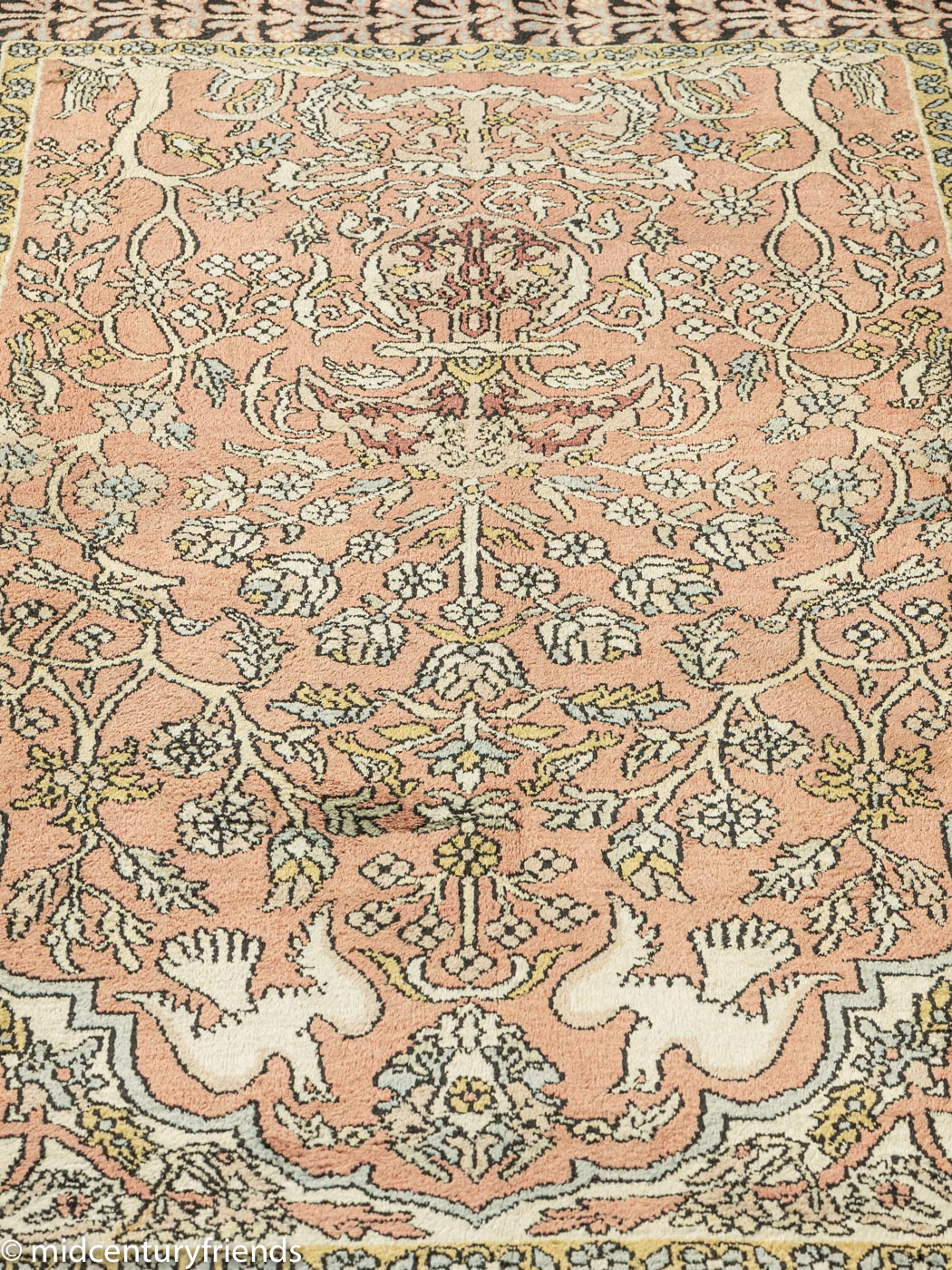 1960er Jahre Kaschmir Teppich, 95 x 170