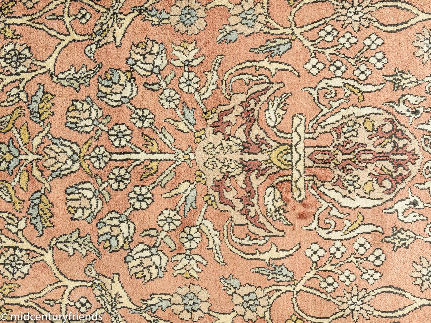 1960er Jahre Kaschmir Teppich, 95 x 170