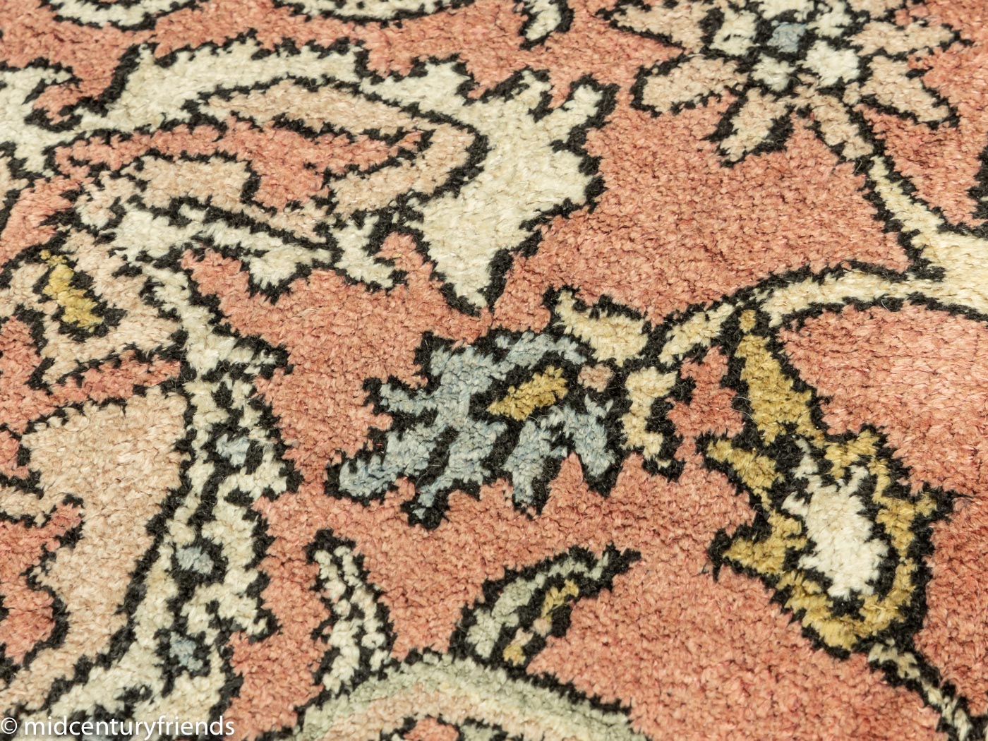 1960er Jahre Kaschmir Teppich, 95 x 170