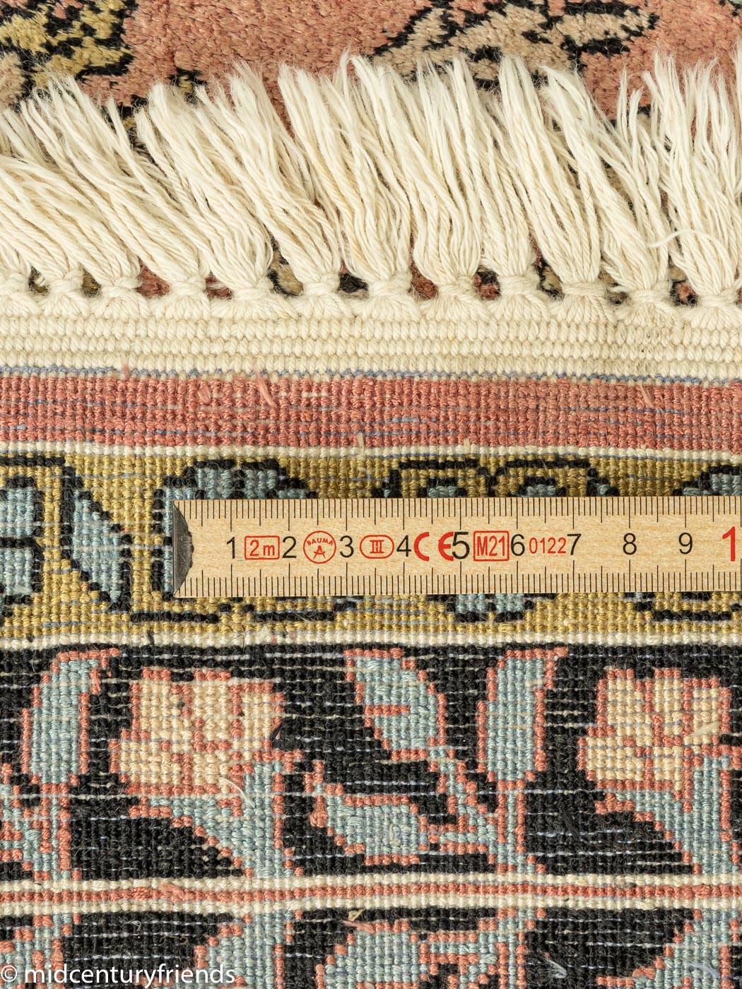 1960er Jahre Kaschmir Teppich, 95 x 170