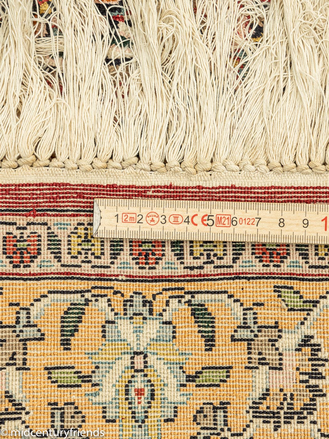 1960er Jahre Teppich, 62 x 105