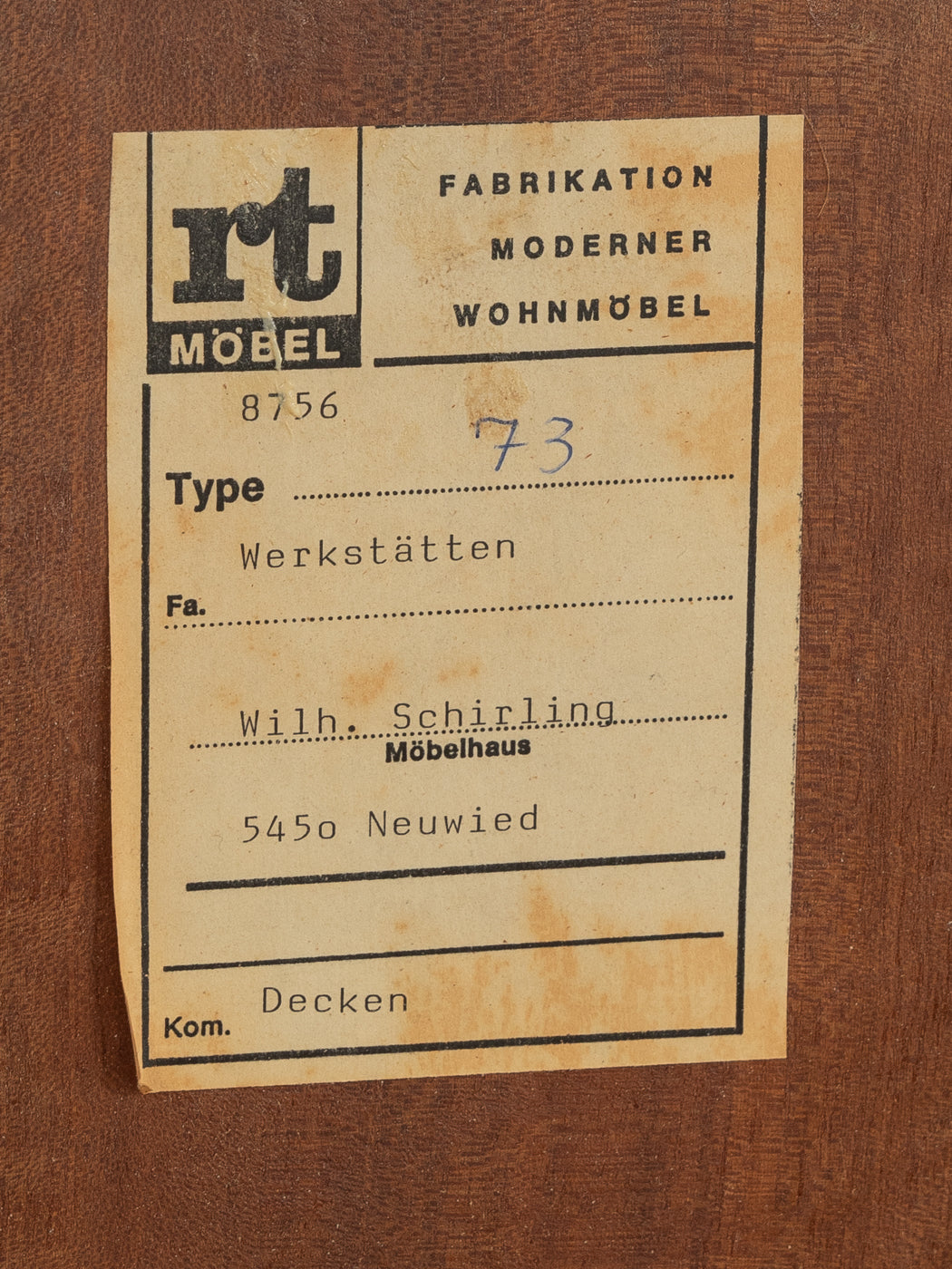 1960er Jahre Sideboard, Heinrich Riestenpatt