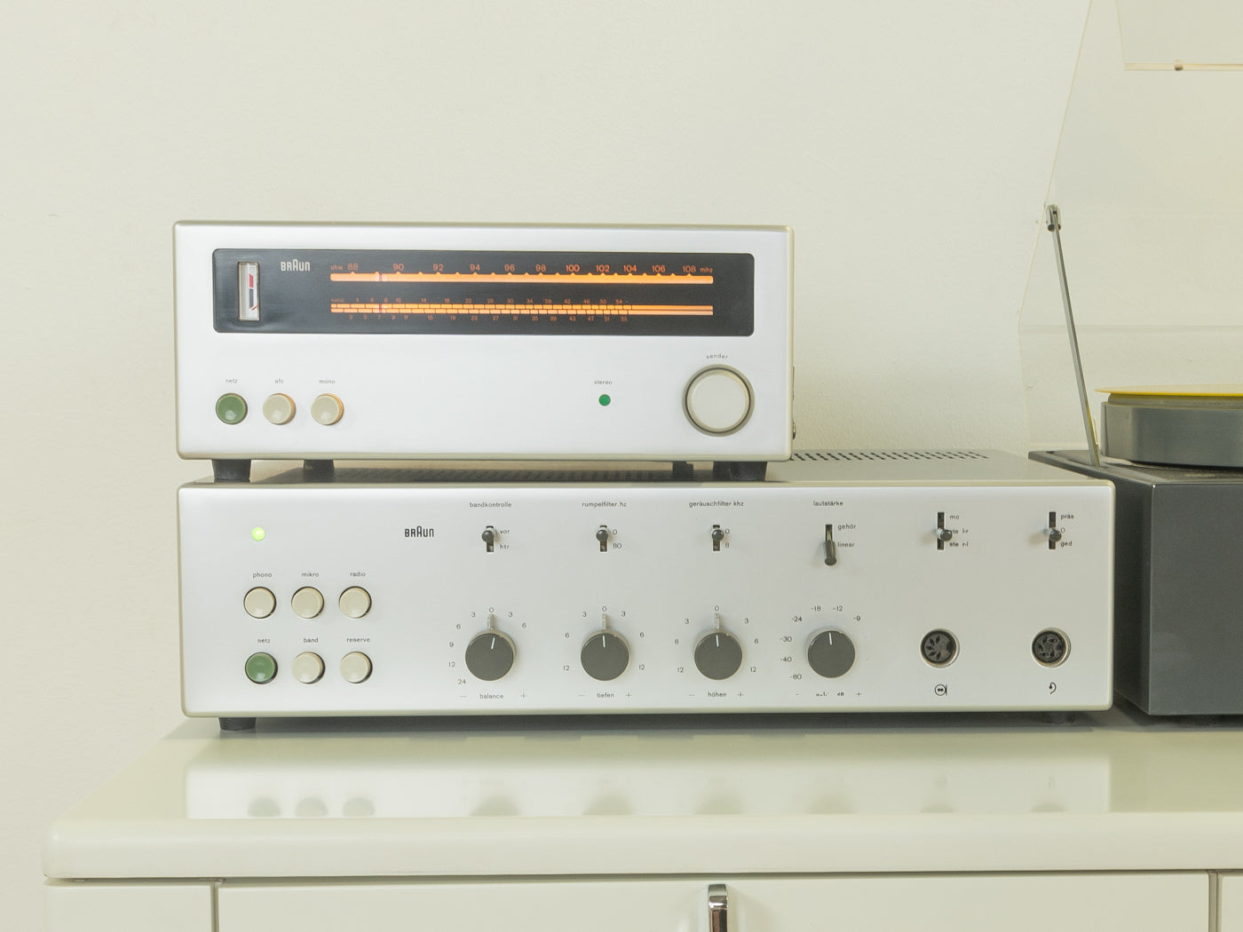 BRAUN Hi-Fi-System CSV 500, CE 250 & PCS 5