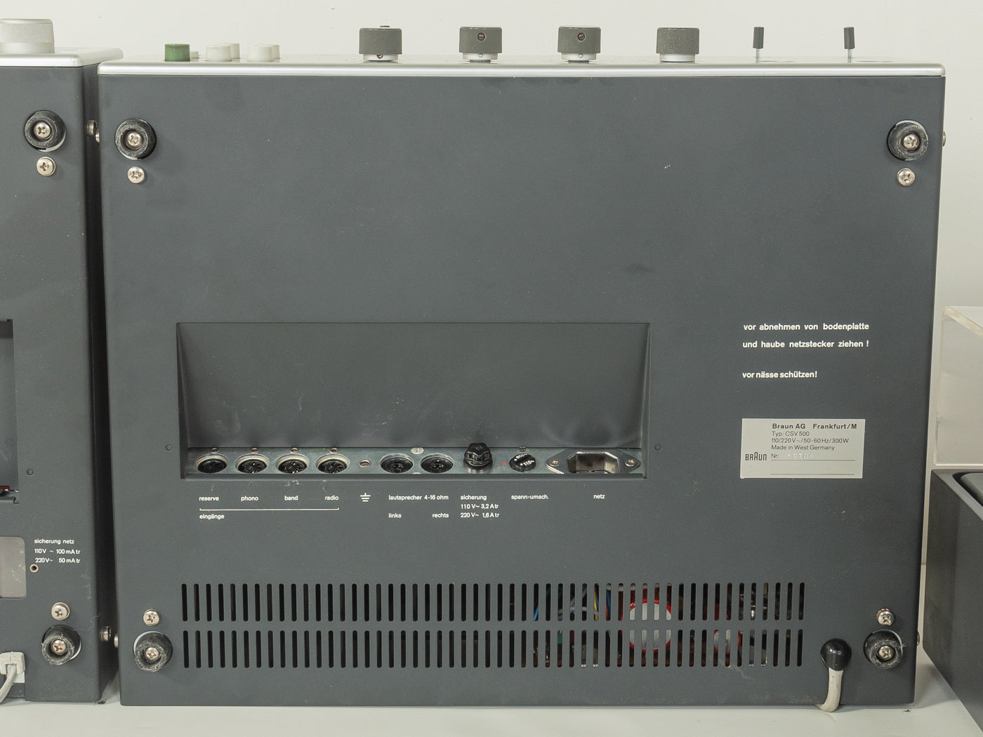 BRAUN Hi-Fi-System CSV 500, CE 250 & PCS 5