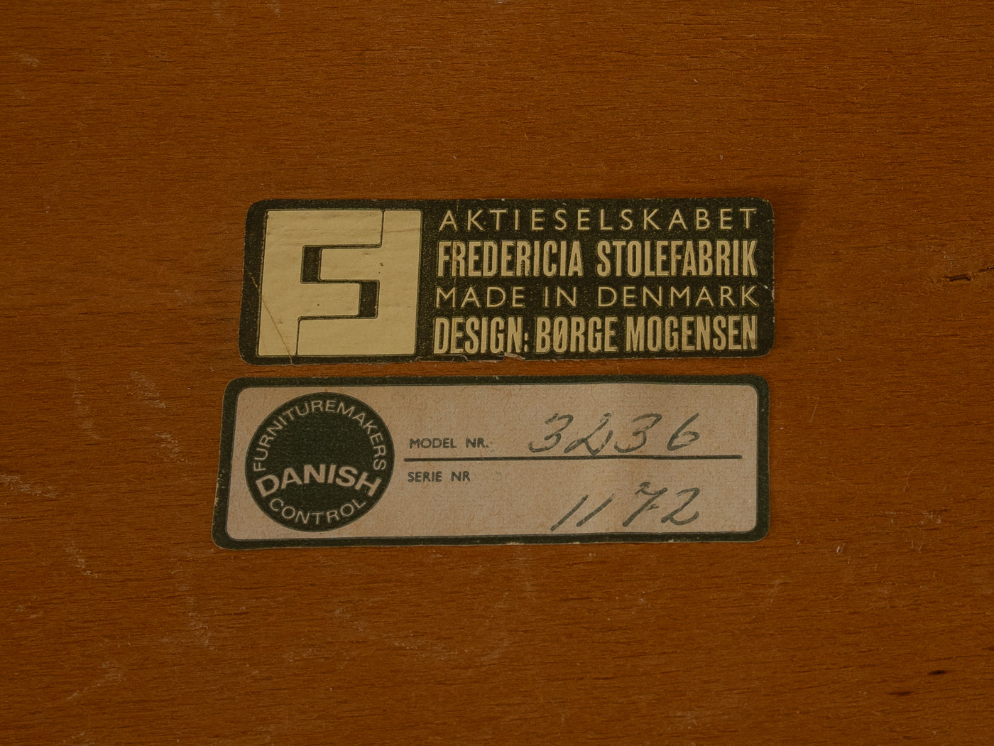 3236 MØGENSEN Esszimmerstühle, Børge Mogensen, Fredericia Møbelfabrik