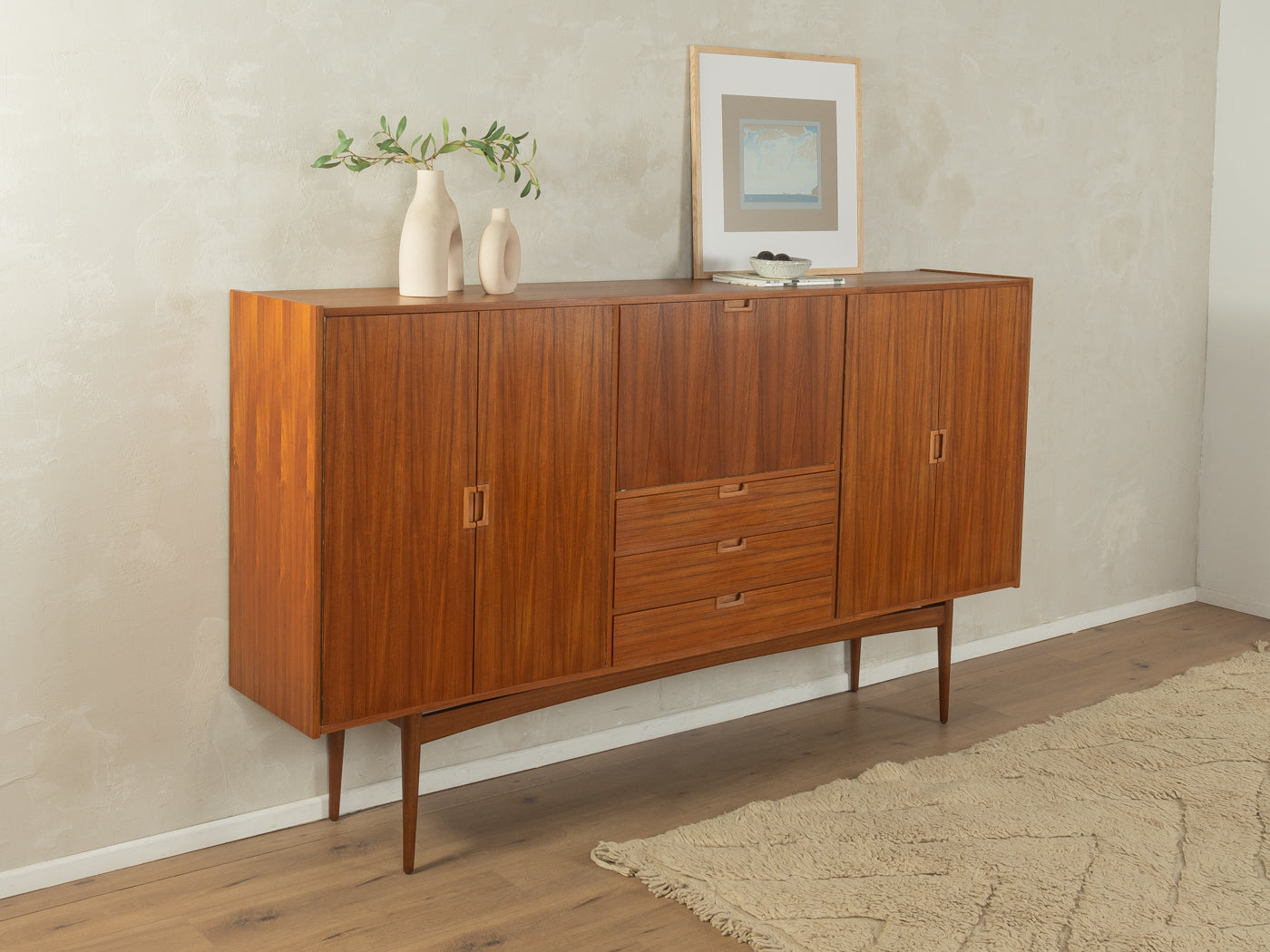 1960er Jahre Highboard, Musterring