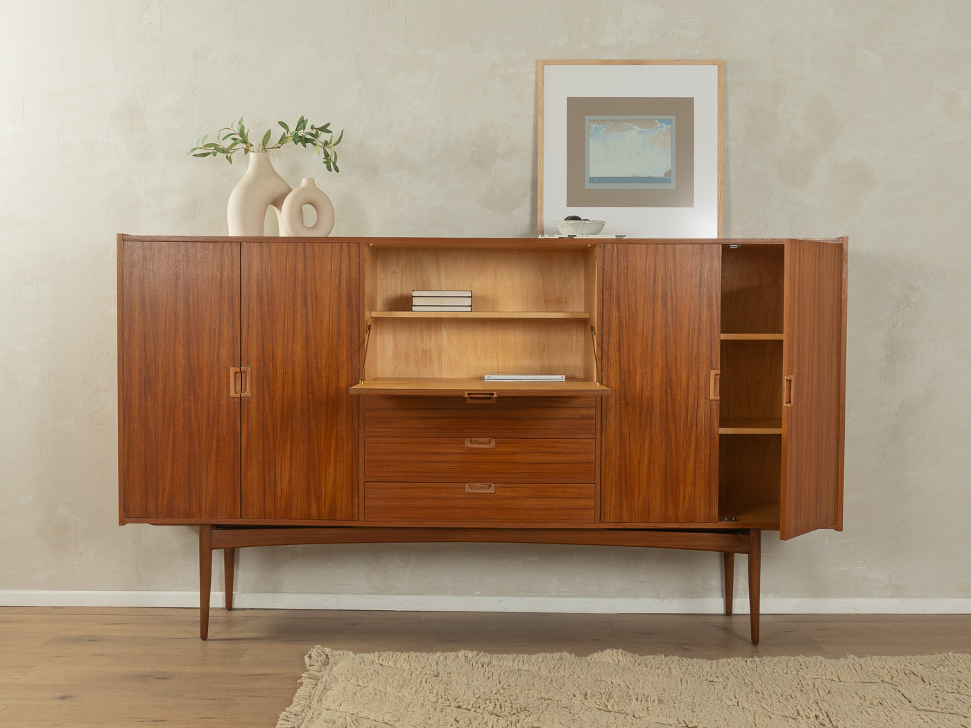 1960er Jahre Highboard, Musterring
