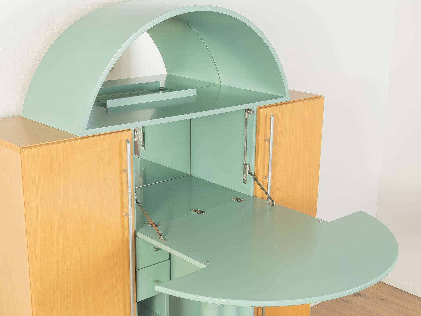 Postmodern bar cabinet, Peter Maly for interlübke