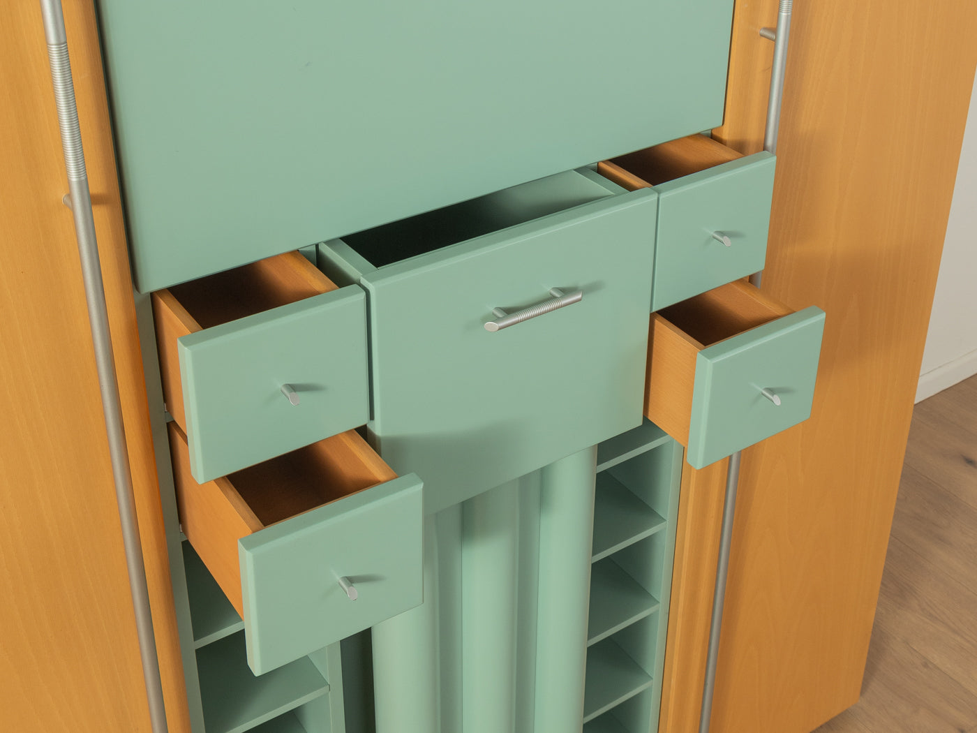 Postmodern bar cabinet, Peter Maly for interlübke