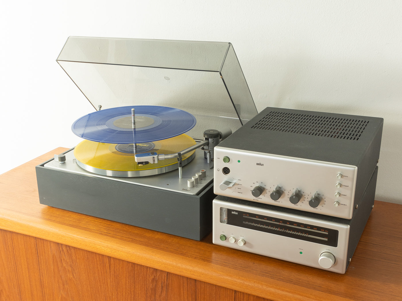 1960er Jahre Hi-Fi Anlage, PS 600, CSV 251 & CE 300, Braun - Bild 2