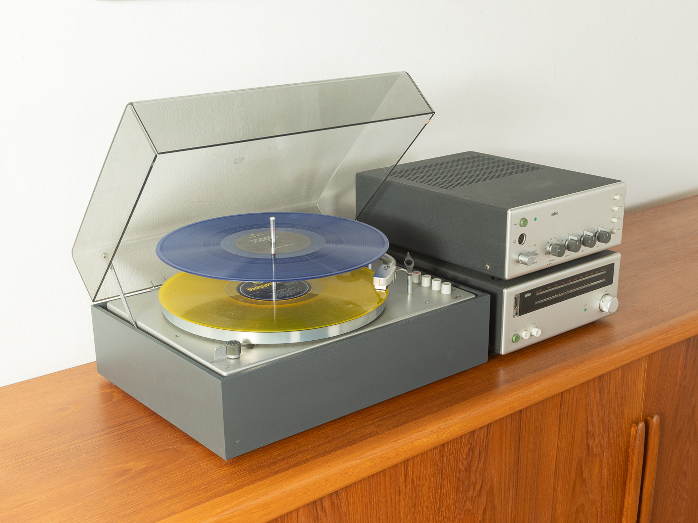 1960er Jahre Hi-Fi Anlage, PS 600, CSV 251 & CE 300, Braun - Bild 1