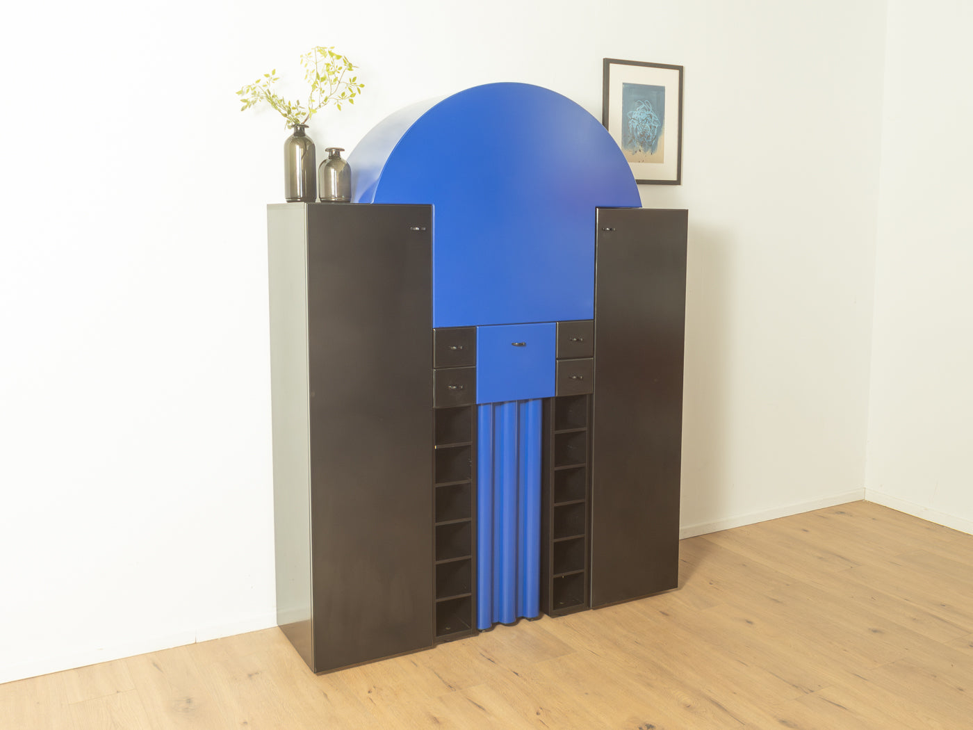 Postmodern bar cabinet by Peter Maly for interlübke