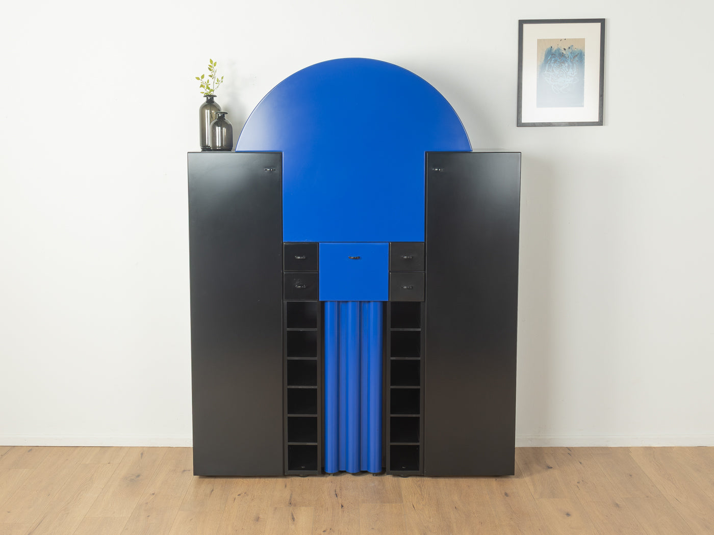 Postmodern bar cabinet by Peter Maly for interlübke