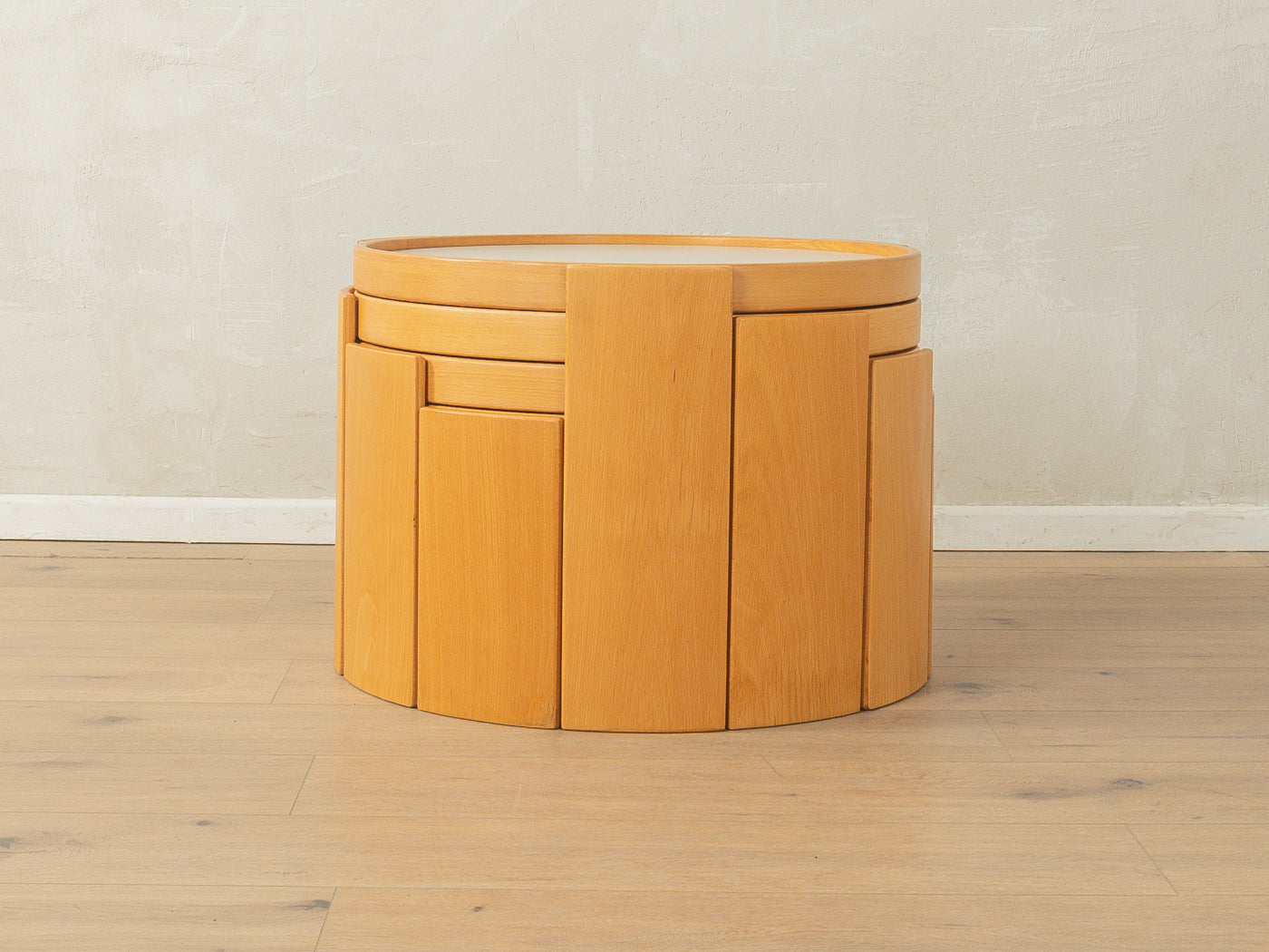 783 nesting tables, Gianfranco Frattini, Cassina