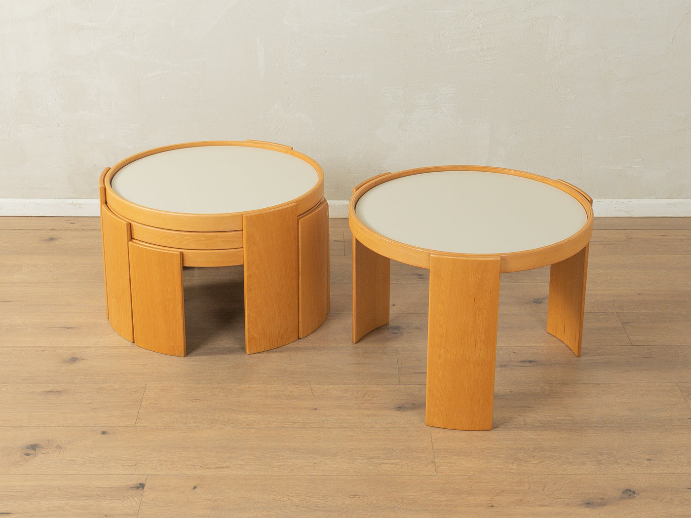 783 nesting tables, Gianfranco Frattini, Cassina
