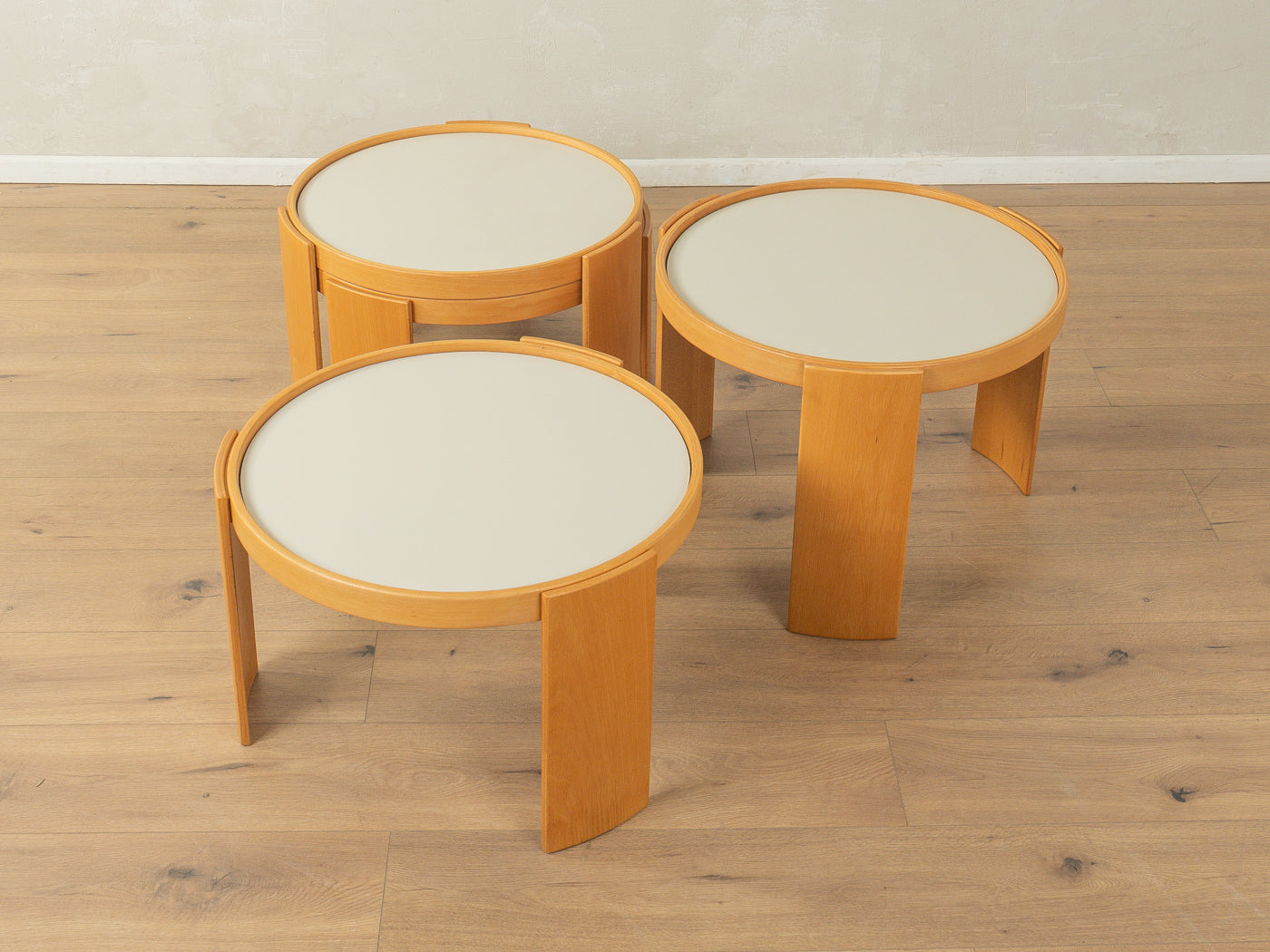 783 nesting tables, Gianfranco Frattini, Cassina
