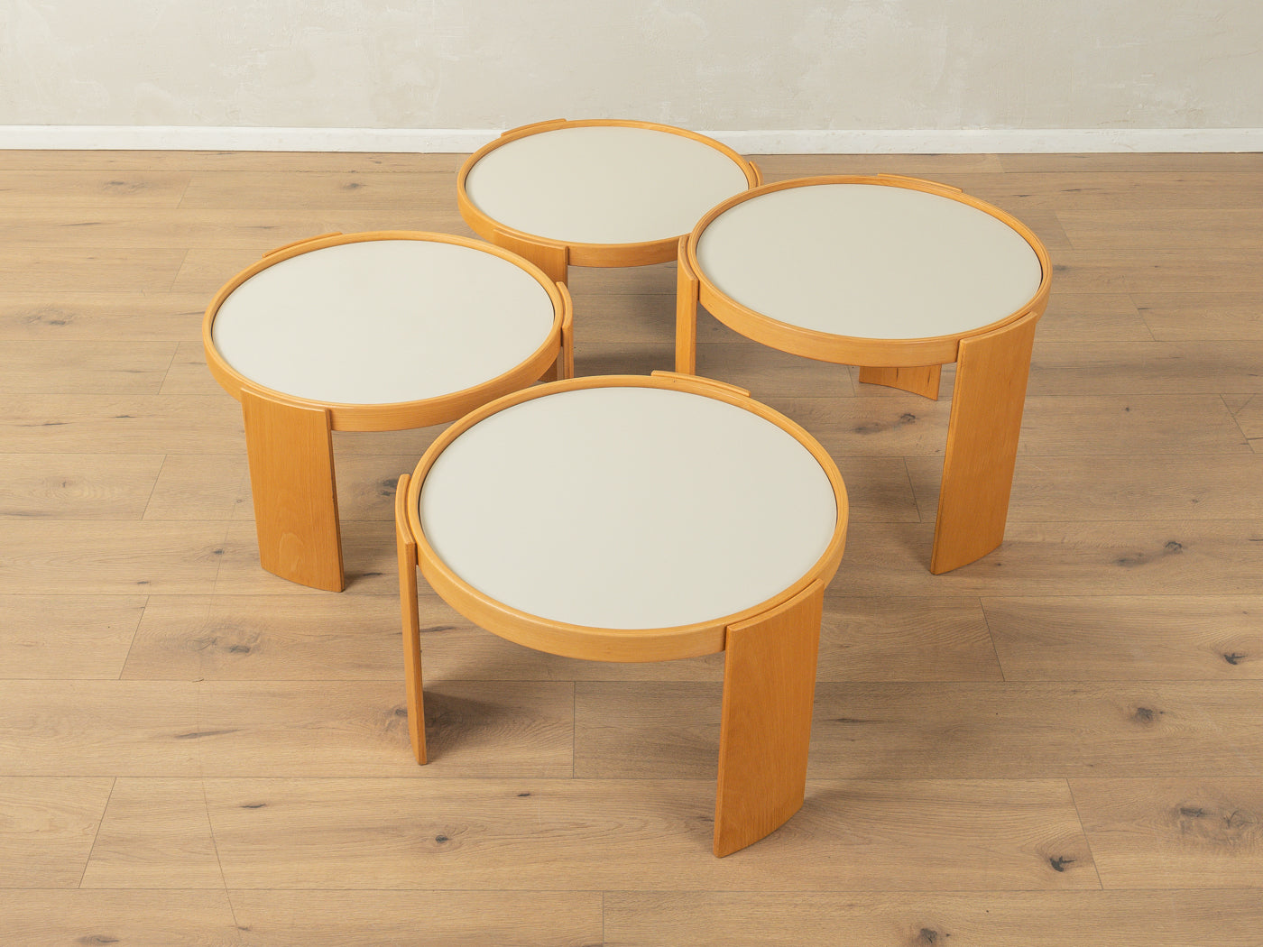 783 nesting tables, Gianfranco Frattini, Cassina