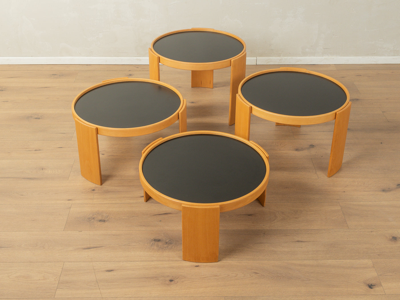 783 nesting tables, Gianfranco Frattini, Cassina