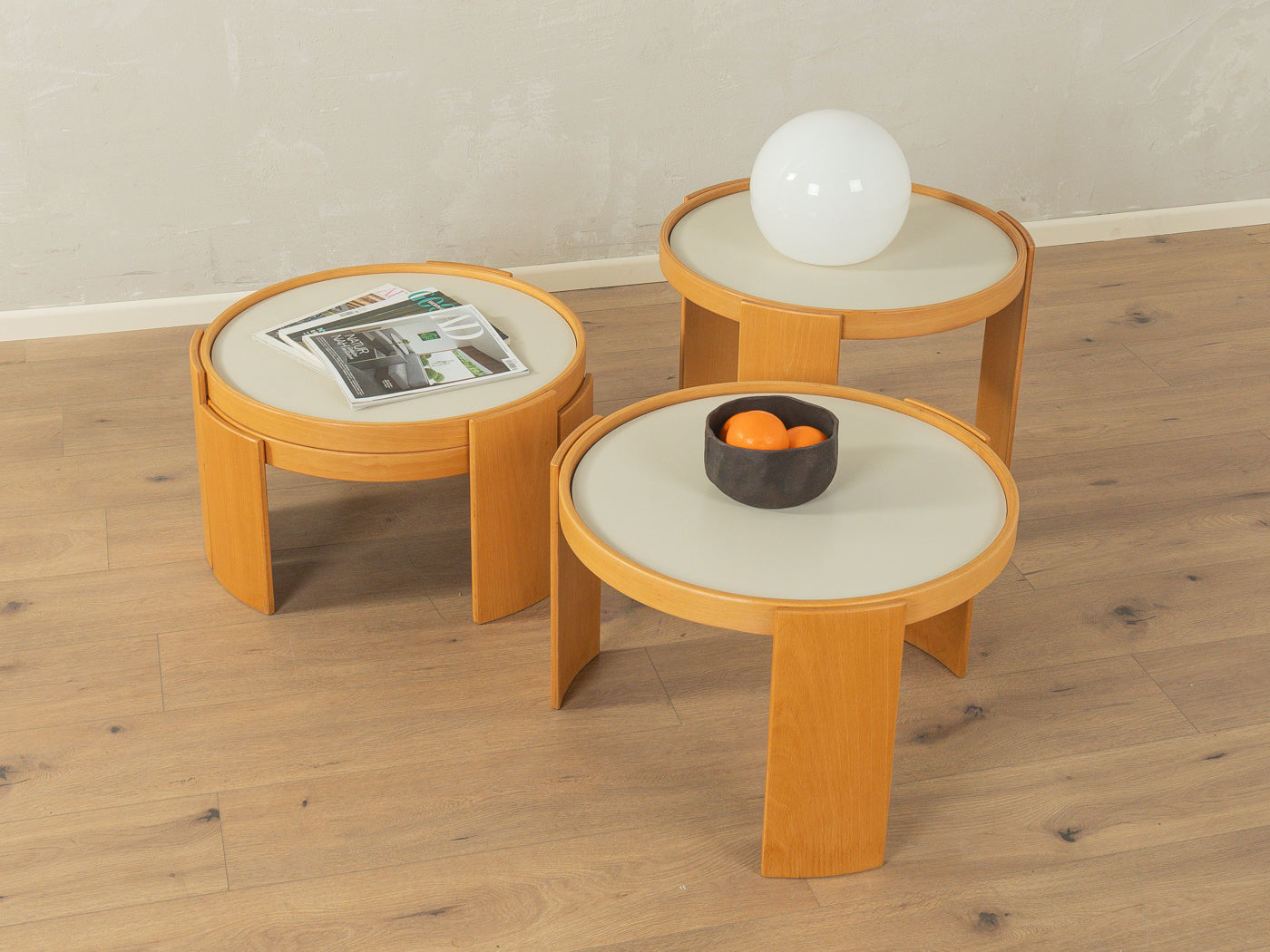 783 Satztische, Gianfranco Frattini, Cassina