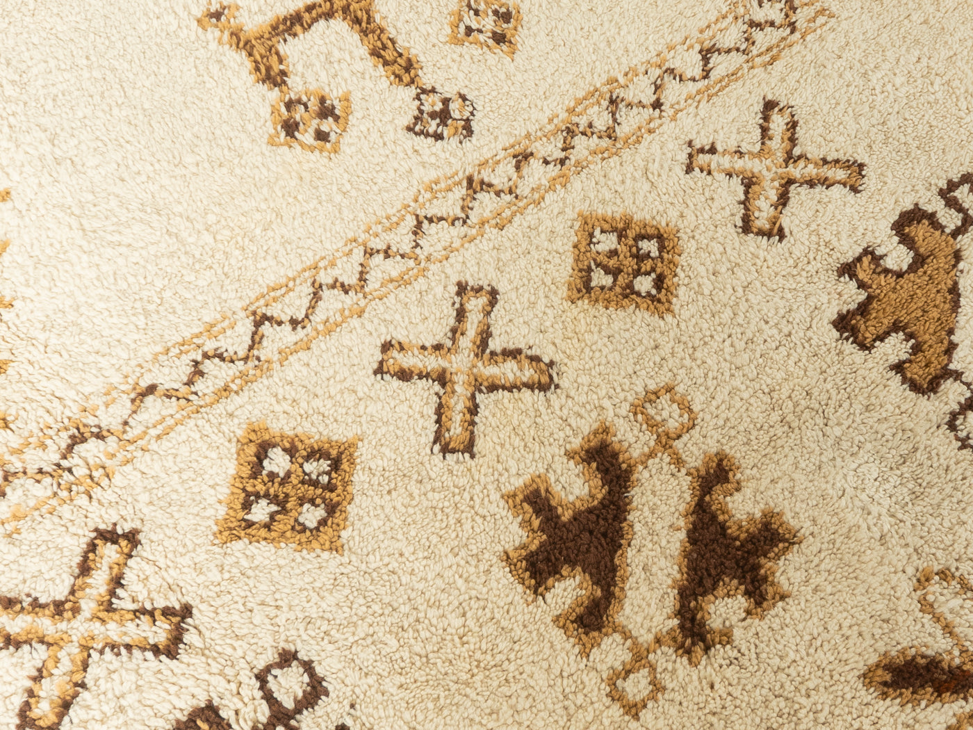 Vintage Berber Teppich, 300 x 392