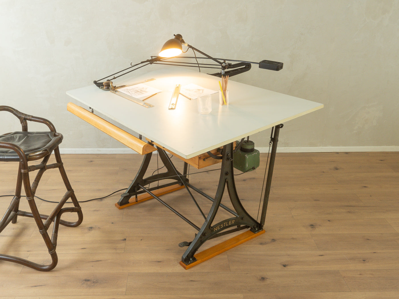 1950er Jahre Zeichentisch, Kuhlmann & Nestler