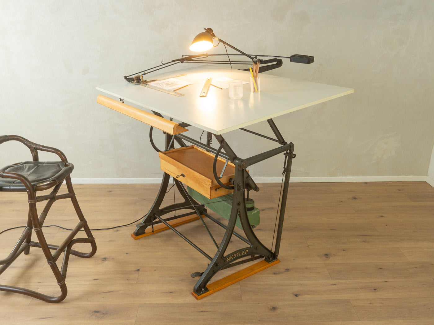 1950er Jahre Zeichentisch, Kuhlmann & Nestler
