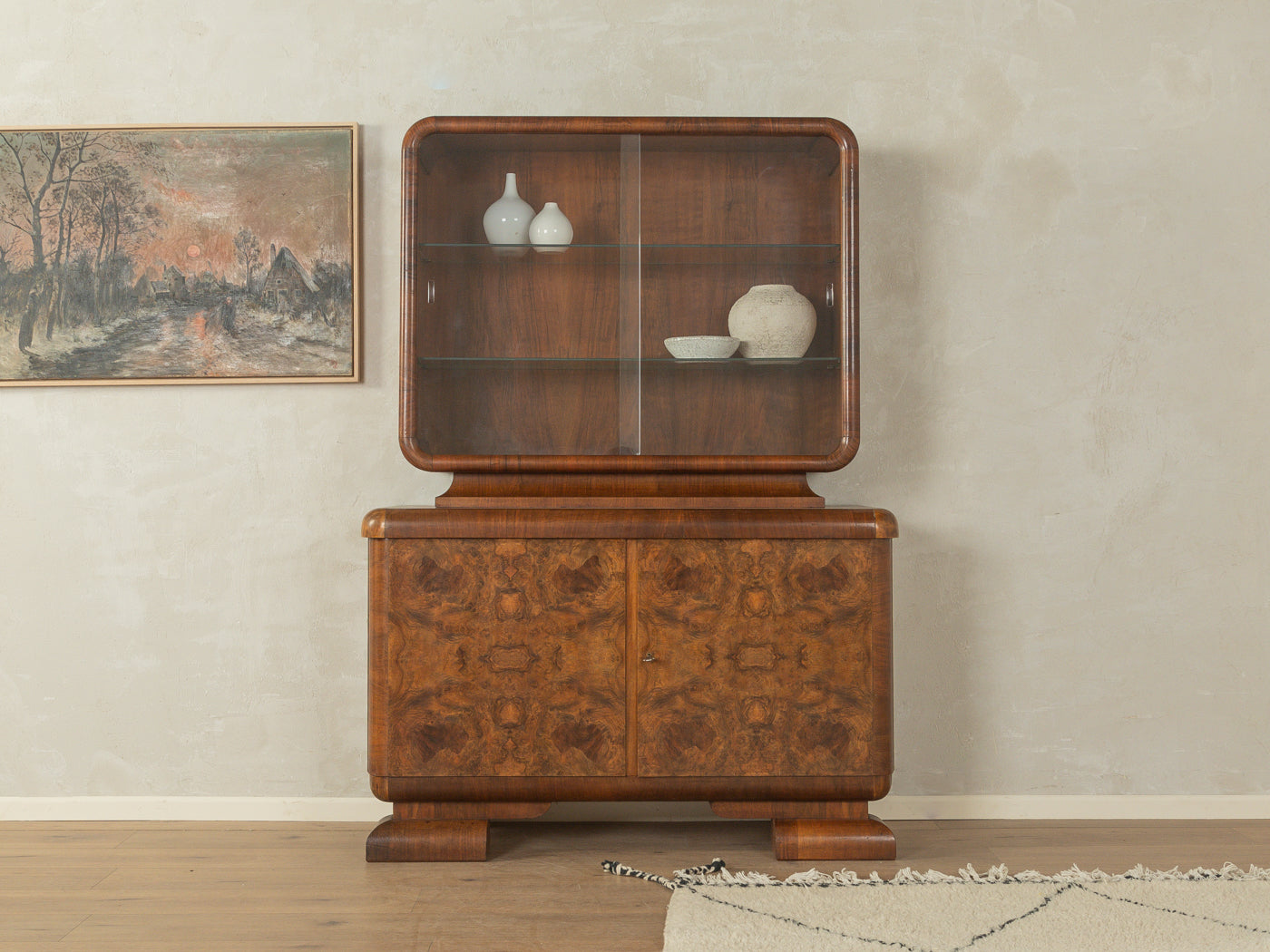 1920s Art Deco Display Cabinet