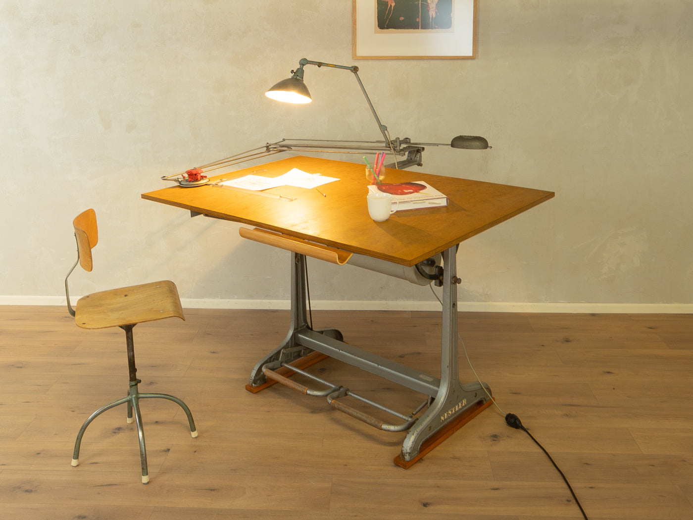 1950s drawing table, Nestler