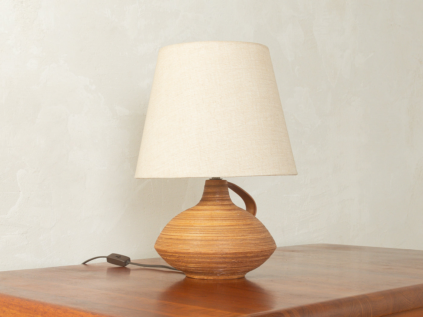 1960er Jahre Keramik Tischleuchte