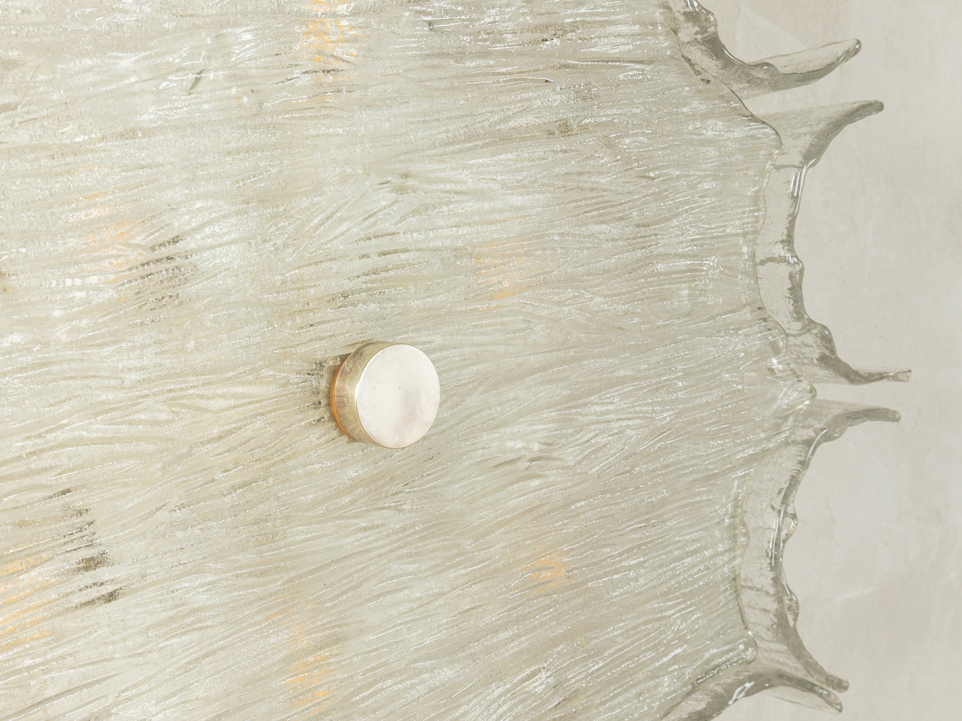 Frosted glass wall and ceiling lamp, Kaiser Leuchten