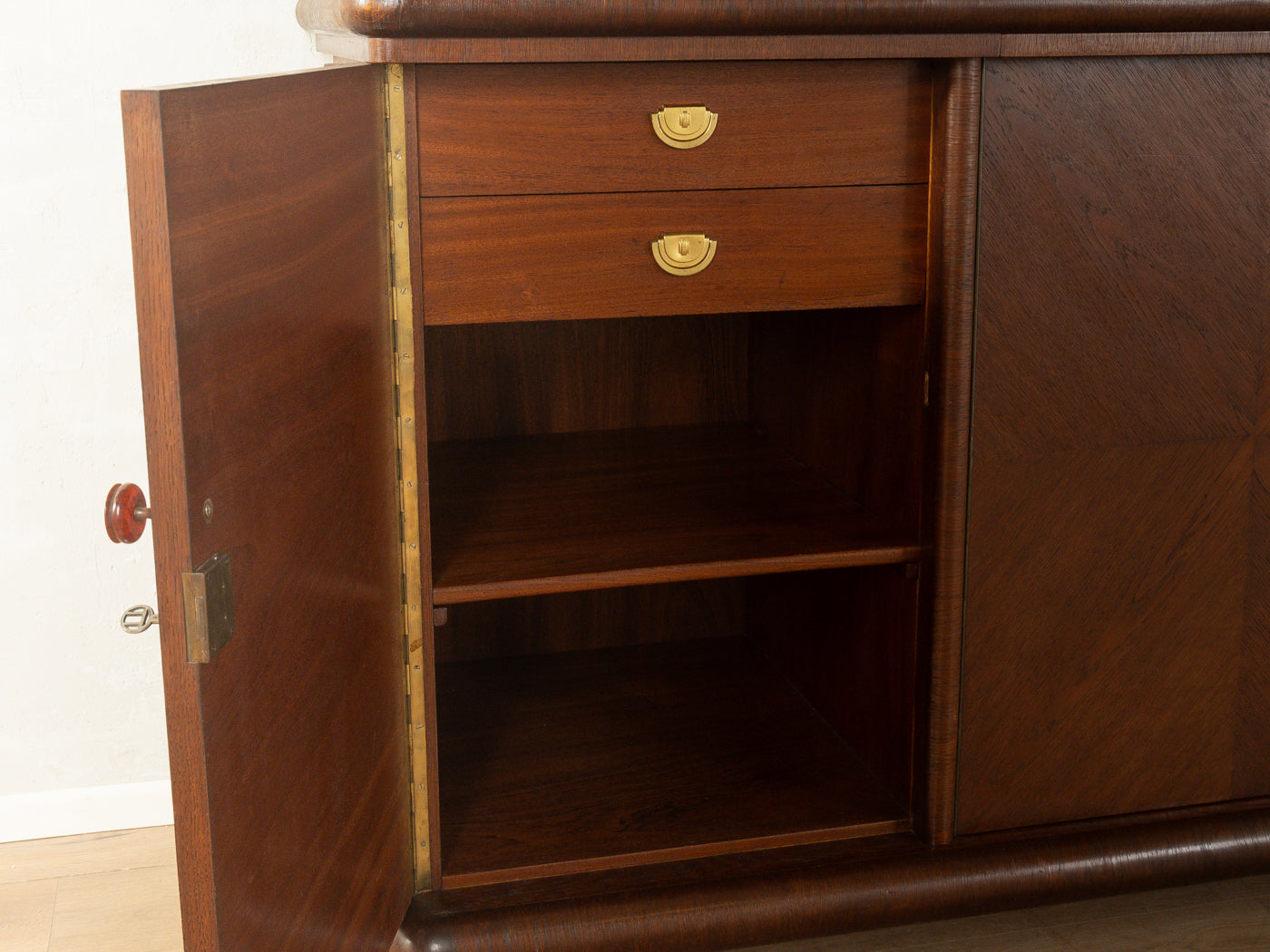 1920er Jahre Art déco Vitrine