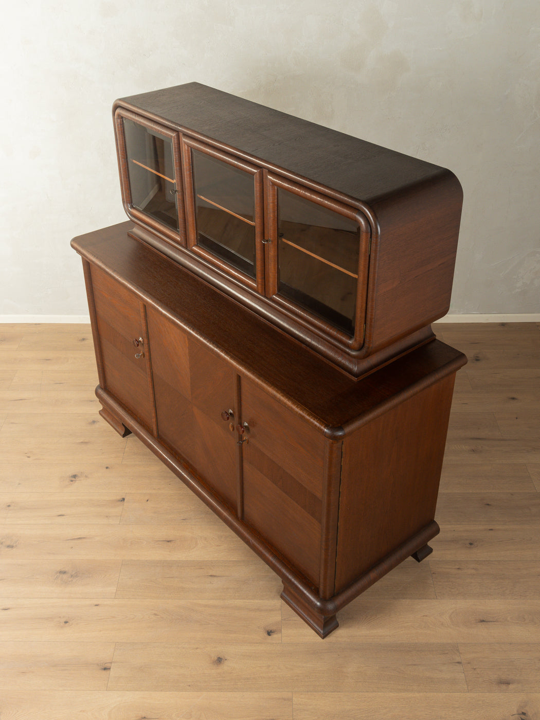 1920er Jahre Art déco Vitrine