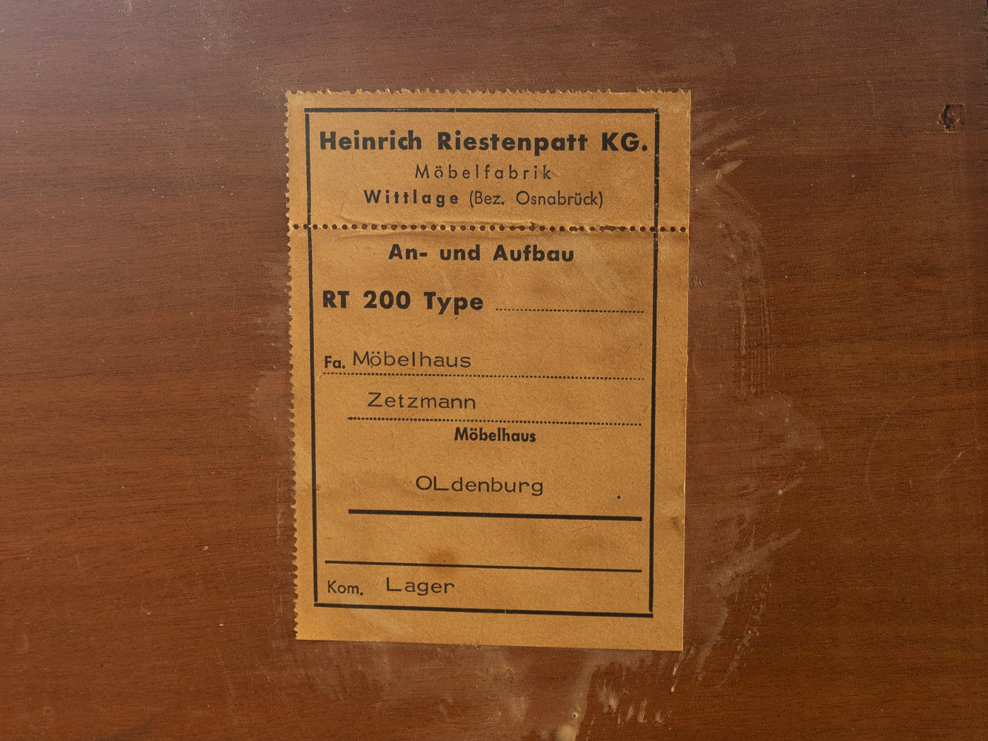 1960s Sideboard, Heinrich Riestenpatt