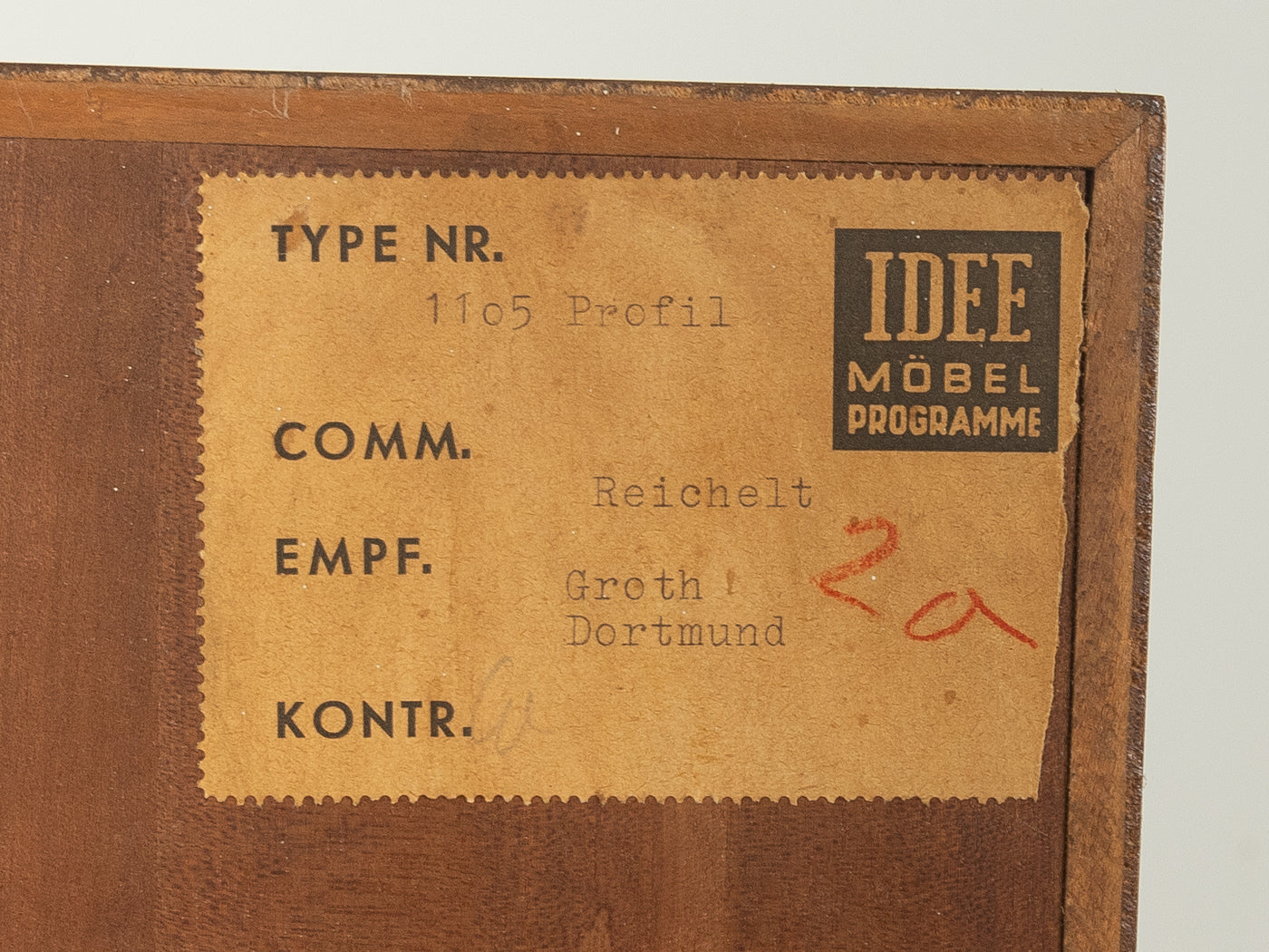 1950s chest of drawers, Oldenburger Möbelwerkstätten