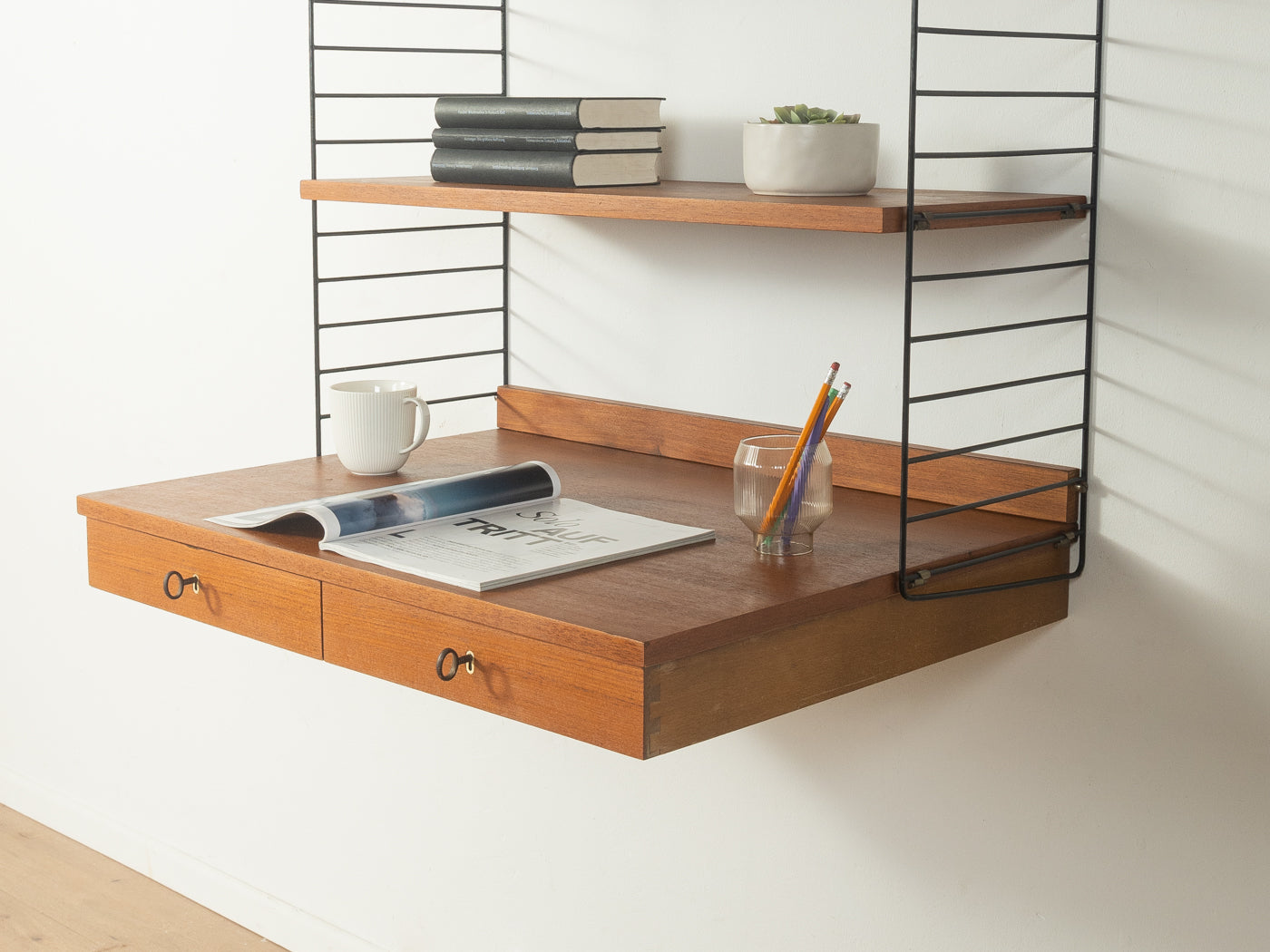 1950er Jahre Wandregal, Nils Strinning